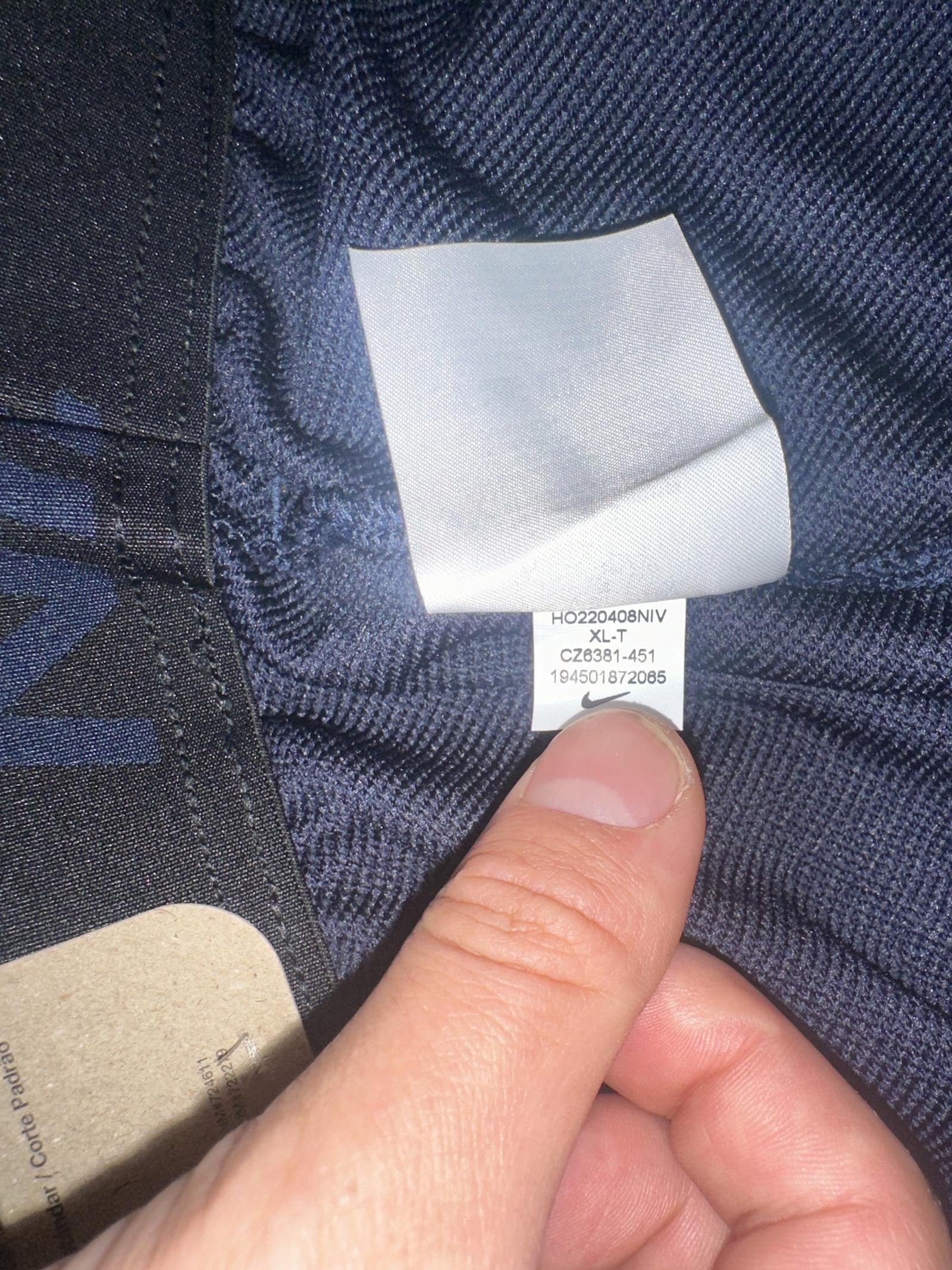 Nike Nike Men's Dri-FIT Training Navy Pants Size US 36 / EU 52 - 8 Thumbnail