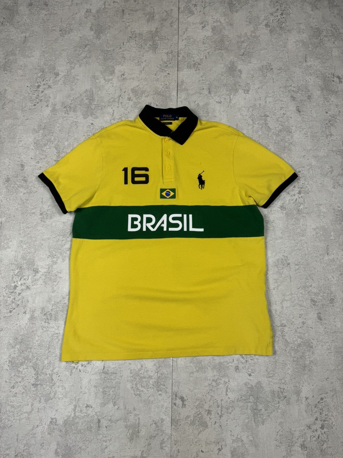 Polo Ralph Lauren Polo Ralph Lauren Brasil Polo Big Pony 16 Brazil Flag SizeXL Size US XL / EU 56 / 4 - 1 Thumbnail