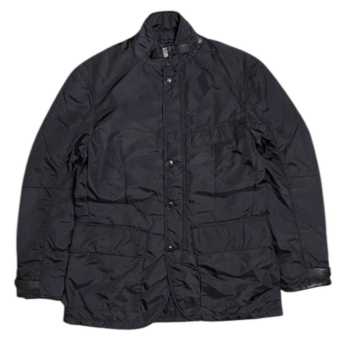 Polo Ralph Lauren Biker Coat Jacket with Elbow Patch Leather