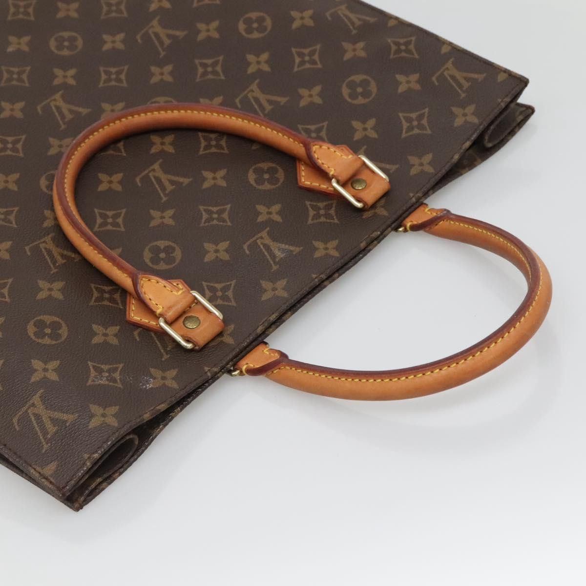 Louis Vuitton LOUIS VUITTON Monogram Sac Plat Hand Bag M51140 Size ONE SIZE - 6 Thumbnail