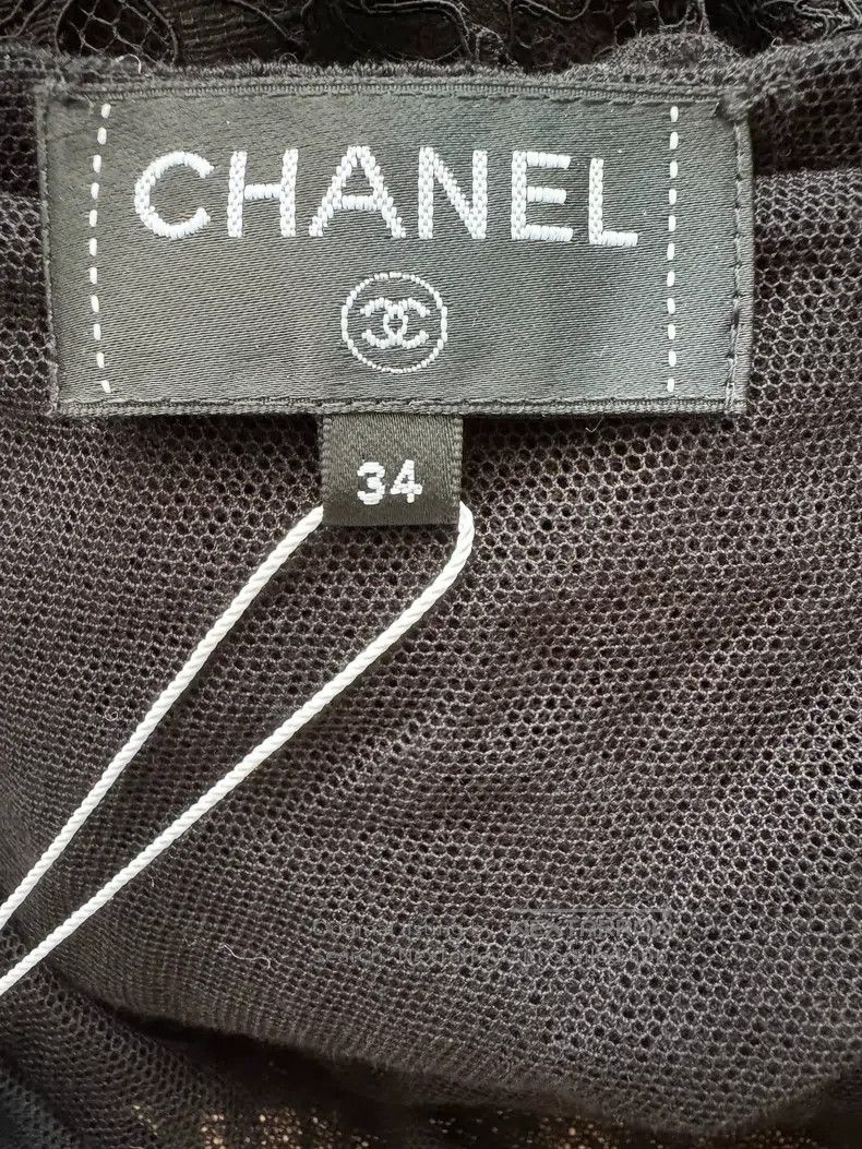 Chanel Chanel Black lace cake skirt Size 42" / US 20 - 3 Thumbnail
