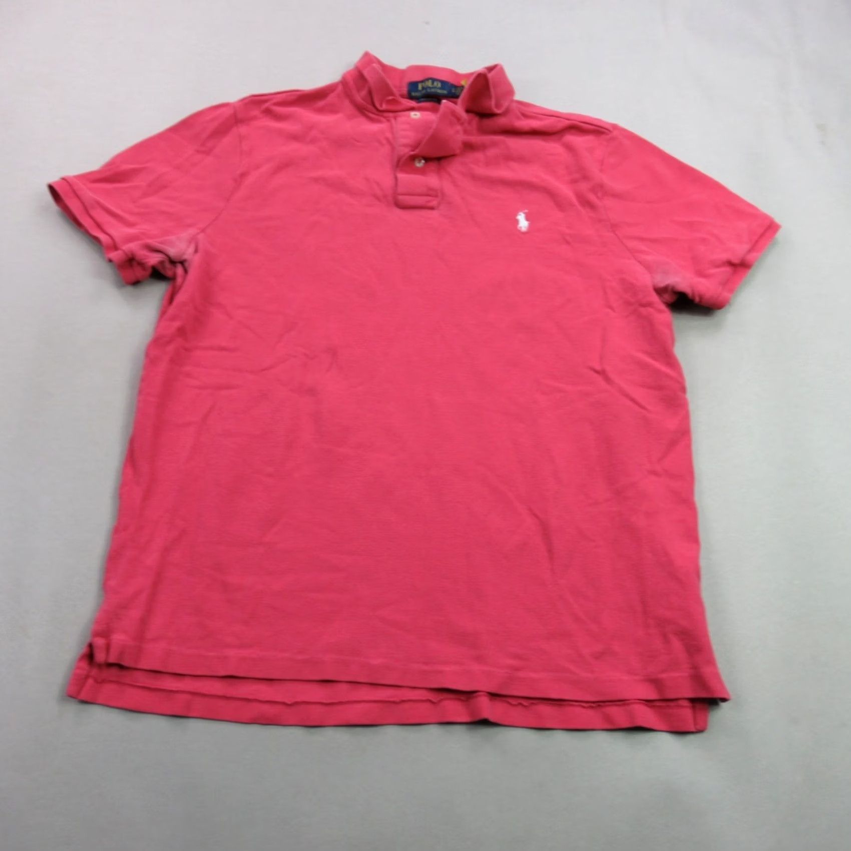 Polo Ralph Lauren Polo Ralph Lauren Shirt Mens Large Short Sleeve Lightweight Pink Classic Fit Size US L / EU 52-54 / 3 - 2 Thumbnail