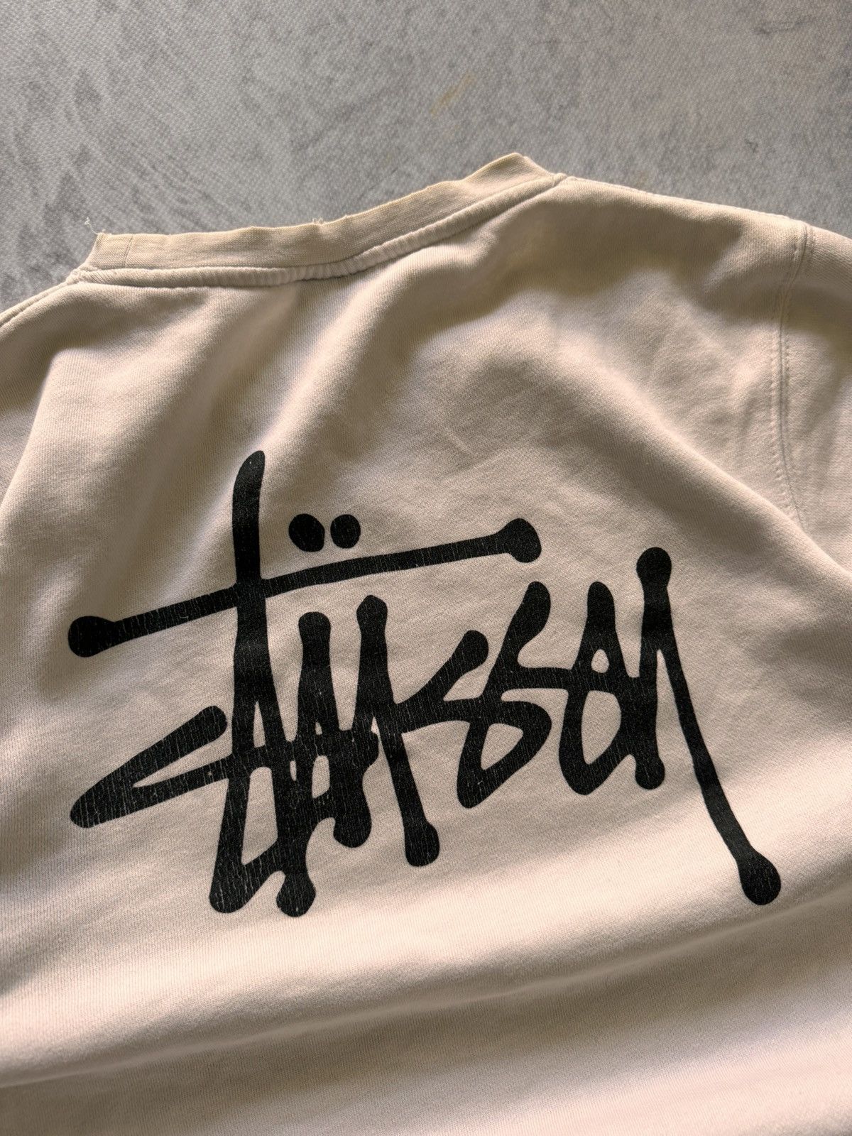 Stussy × Vintage STUSSY VINTAGE DOUBLE LOGO OVERSIZE SWEATSHIRT Size US S / EU 44-46 / 1 - 9 Thumbnail
