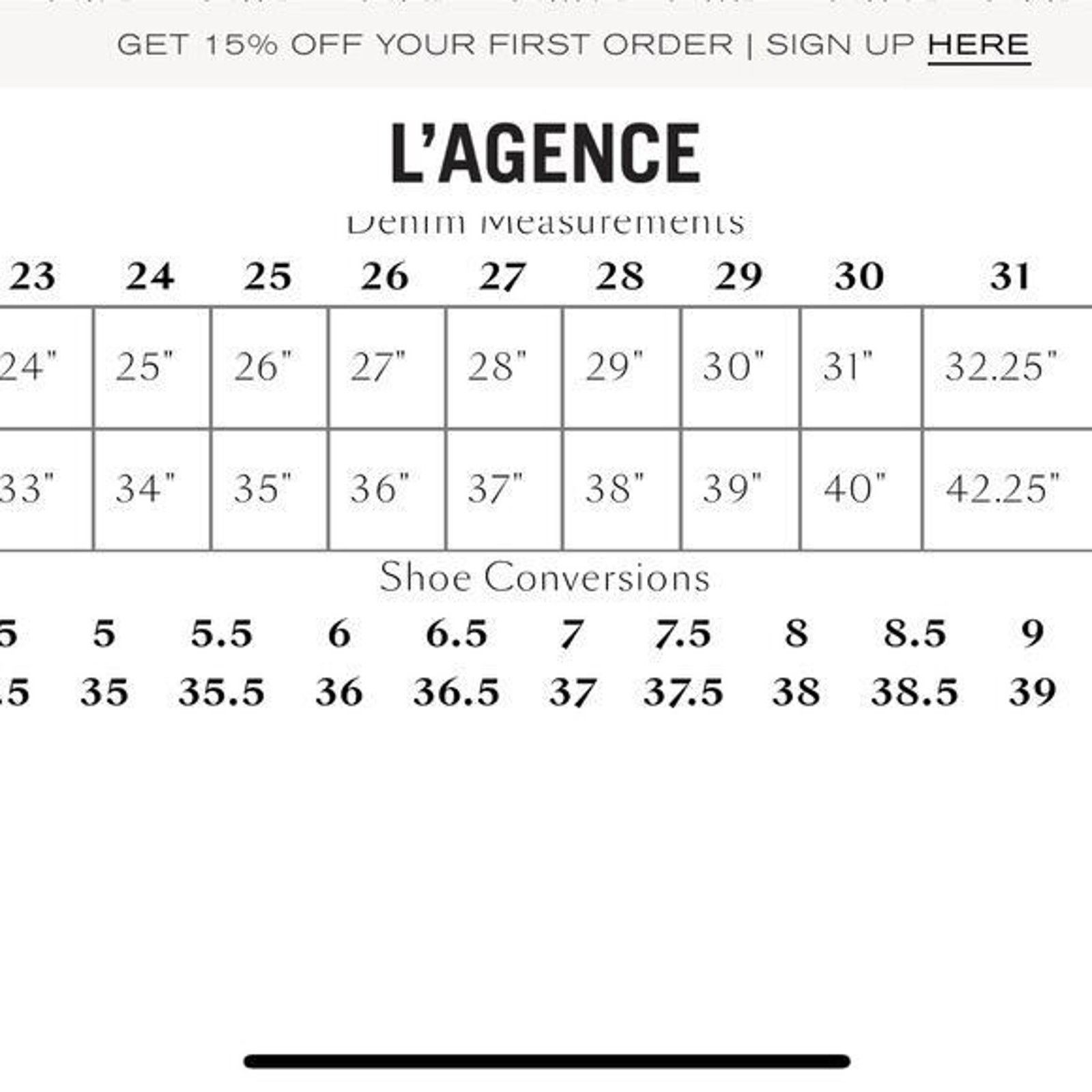 L'AGENCE L'AGENCE Jeans Womens 26 NWOT Yasmeen HighRise Skinny 26" Size 27" / US 4 / IT 40 - 9 Thumbnail