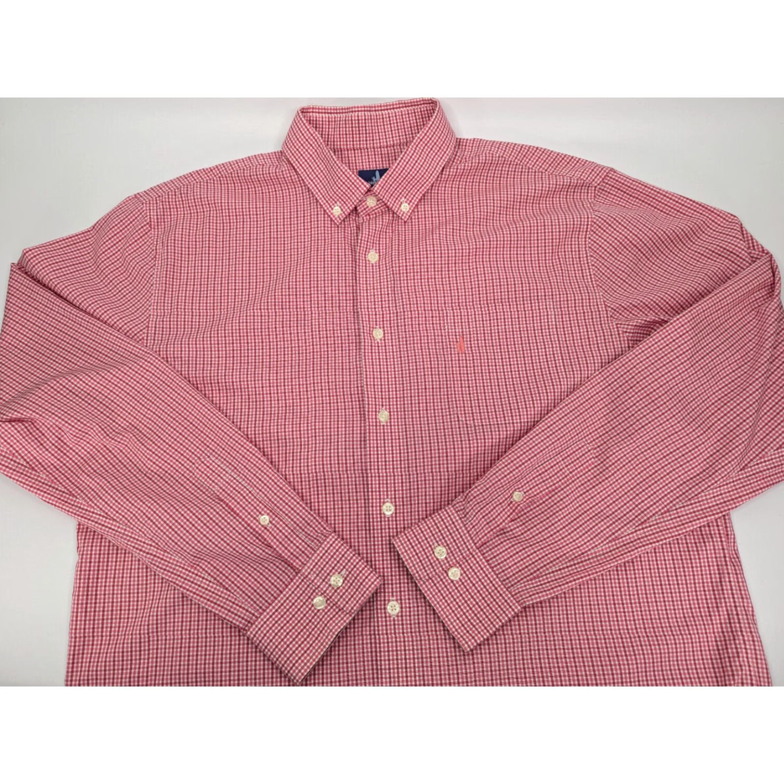 johnnie-O **Johnnie-O Men's Pink Check Button-Down XL Casual Shirt** User: Johnnie-O Men's Pink Check Button-Down Casual XL Shirt Size US XL / EU 56 / 4 - 6 Thumbnail