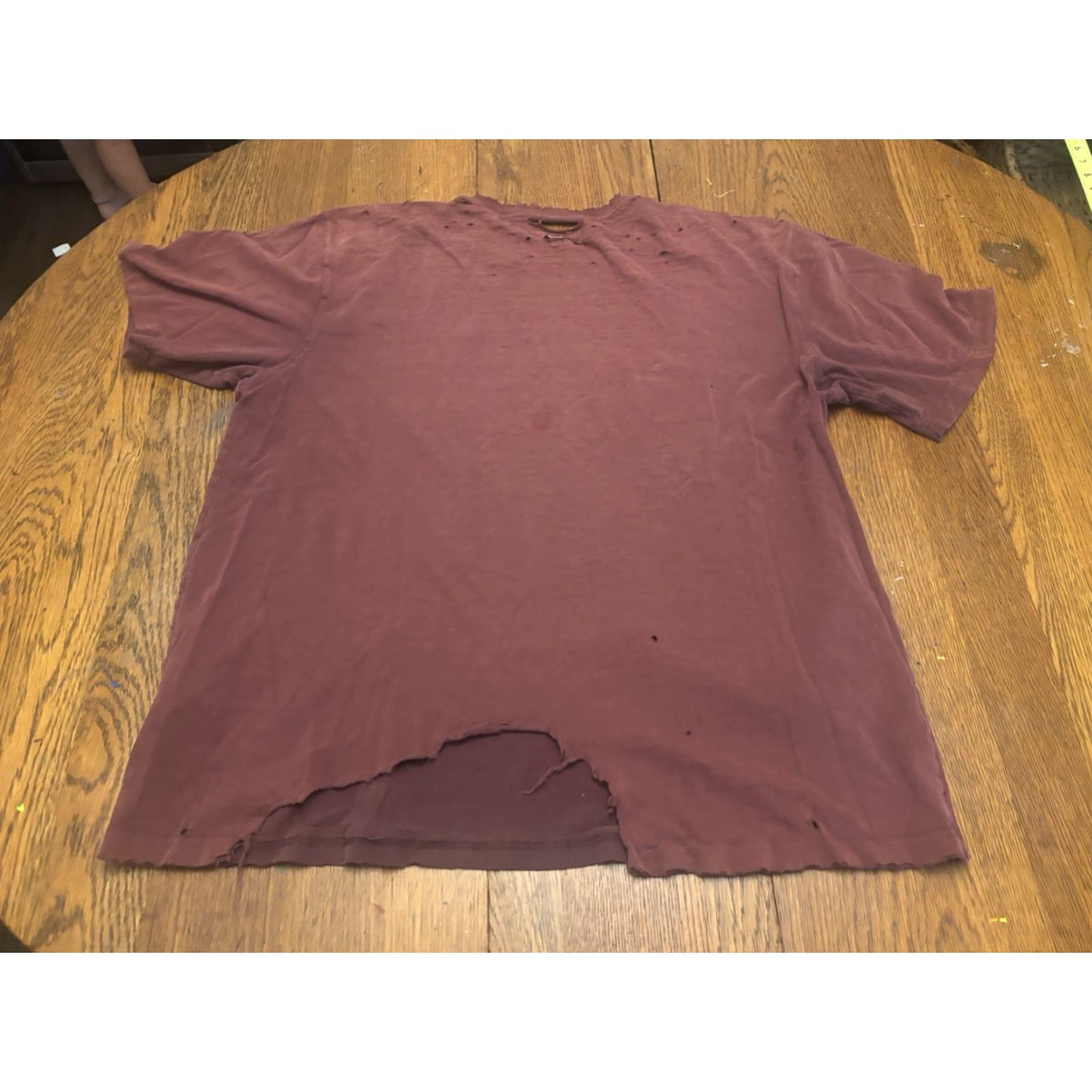 Carhartt VINTAGE Carhartt Shirt XL Red Cotton Short Sleeve Crew Neck Classic Mens Size US XL / EU 56 / 4 - 3 Thumbnail