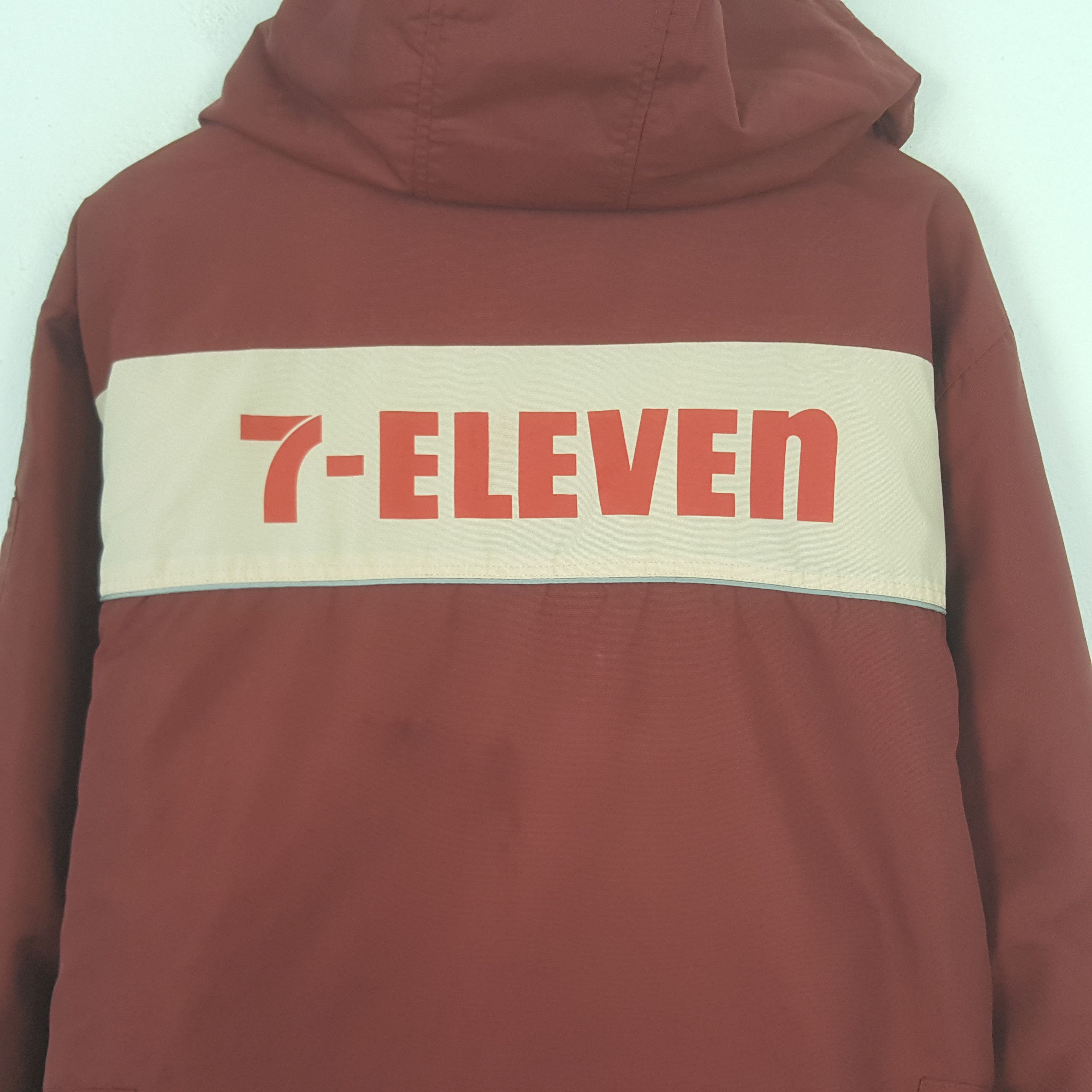 Japanese Brand Vintage 7 Eleven Worker Winter Jacket Hoodie Size US L / EU 52-54 / 3 - 2 Thumbnail