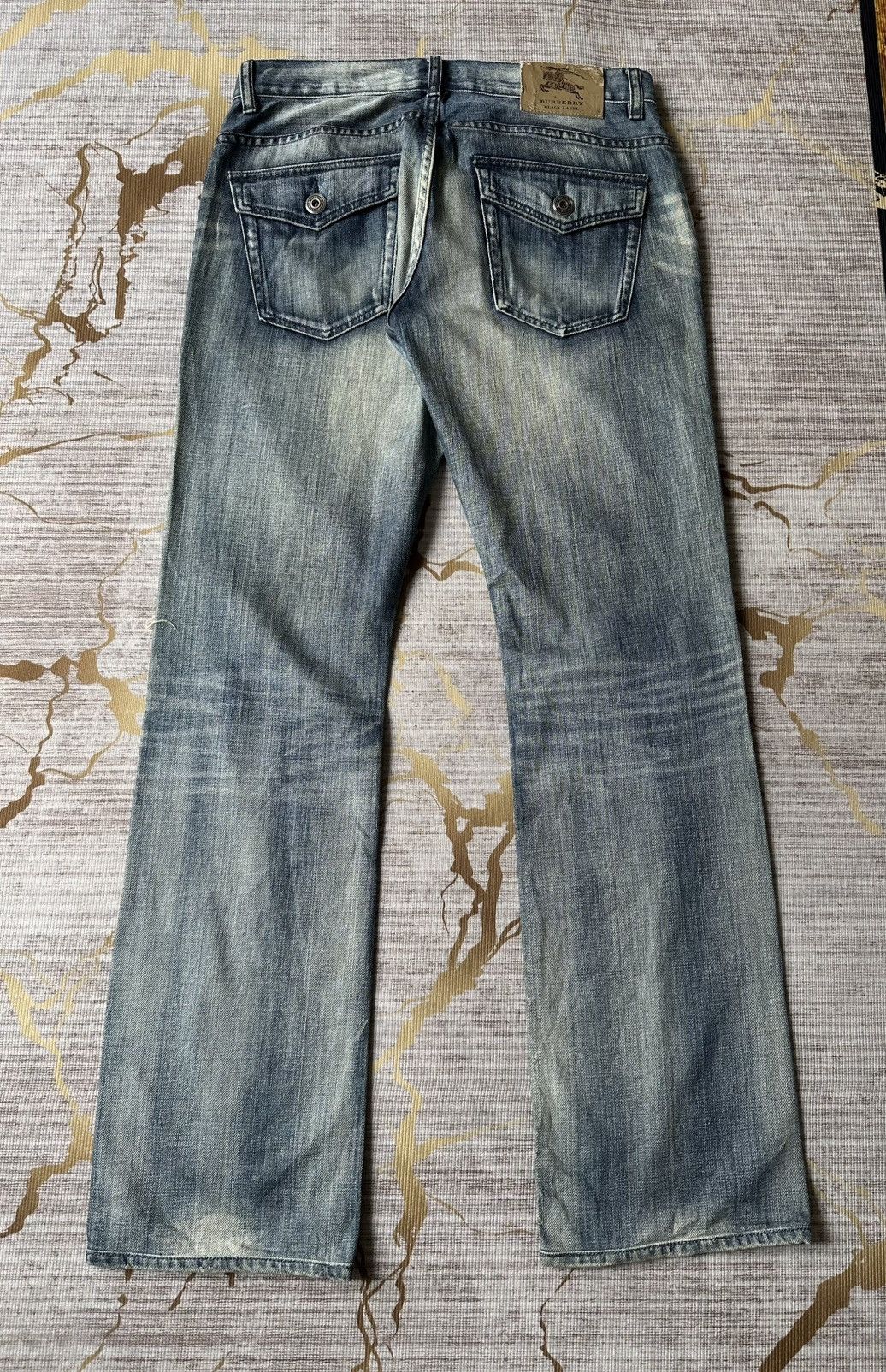 Burberry Burberry Black Label Faded Blue Design Distressed Denim Size US 30 / EU 46 - 3 Thumbnail