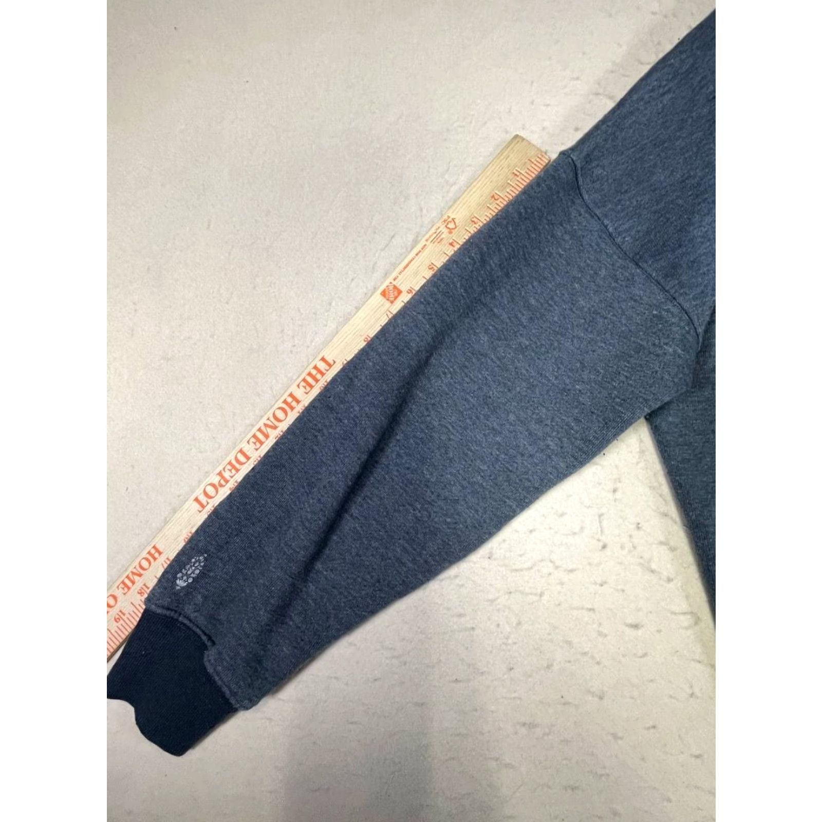 Free People FP Movement Free People Blue Believer Hoodie Sweatshirt Regular Size M Womens Long Sleeve Cotton Blend Knit Hoodie Crop Activewear Size M / US 6-8 / IT 42-44 - 3 Thumbnail