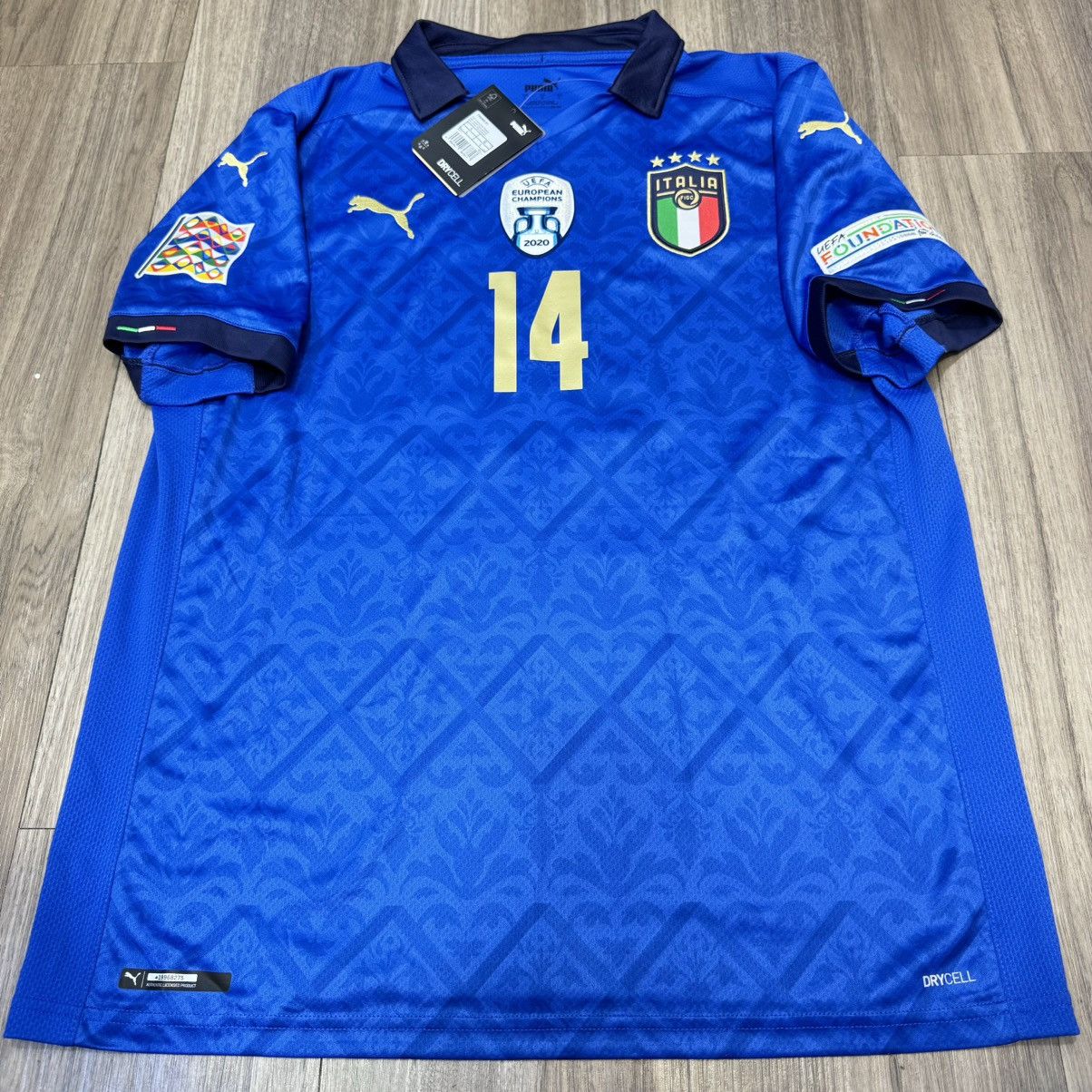 Italy 20/21 home shirt #14 Chiesa (Bnwt)