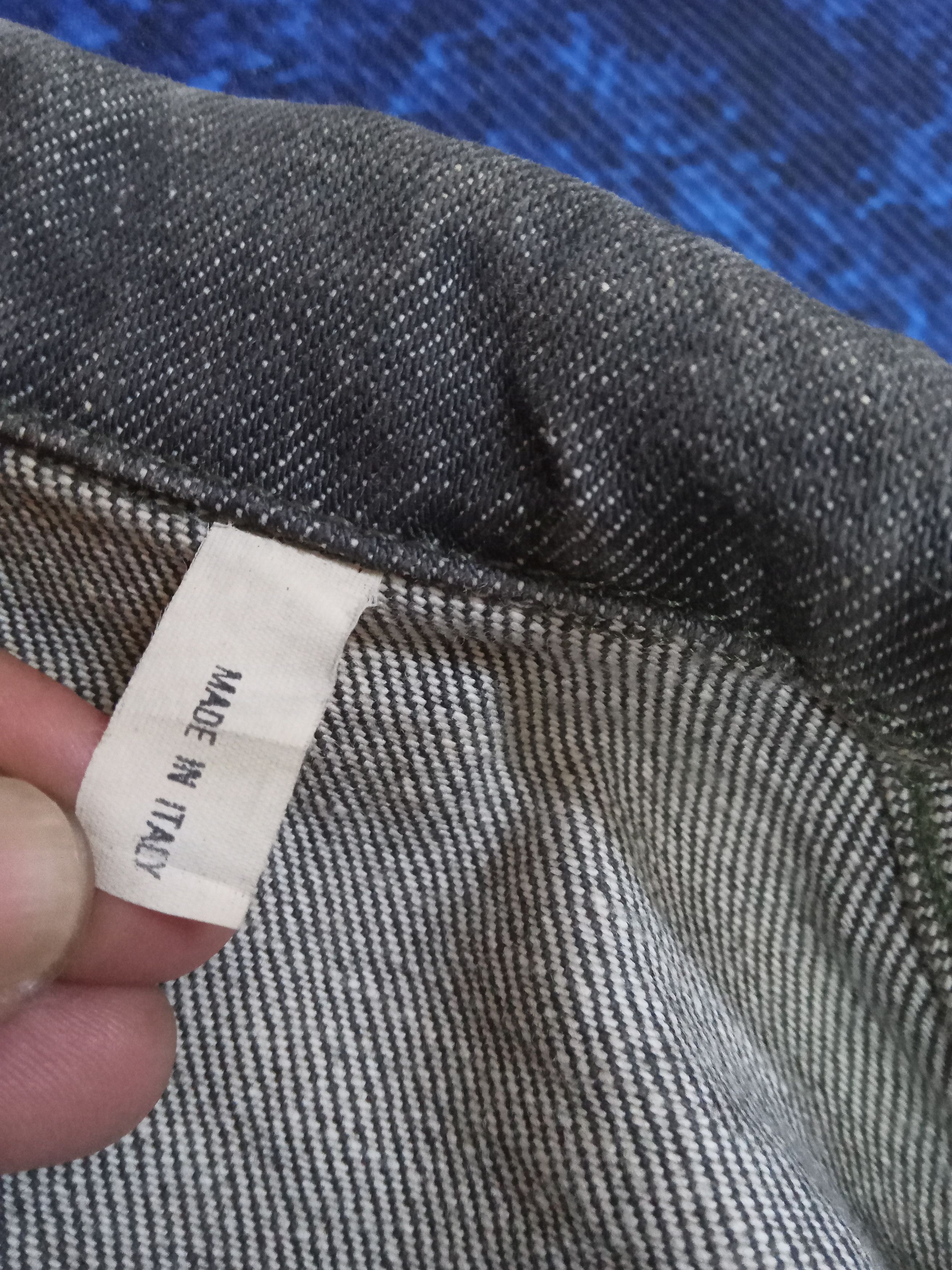 Helmut Lang Helmut Lang Vintage Dark Gray Denim Jacket Size US M / EU 48-50 / 2 - 4 Thumbnail