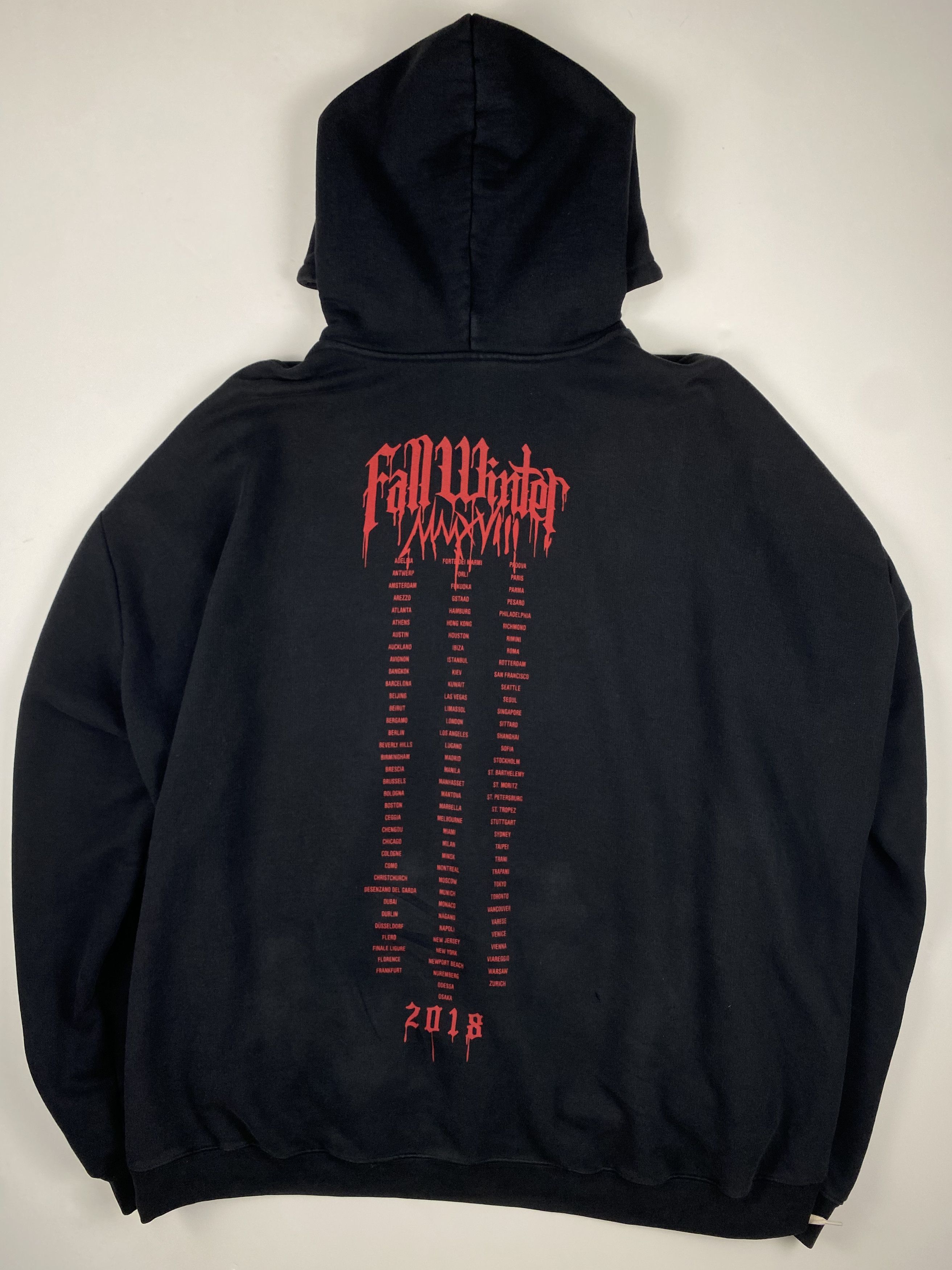 Vetements Vetements Thick Metal Tour Hoodie Size US M / EU 48-50 / 2 - 3 Thumbnail