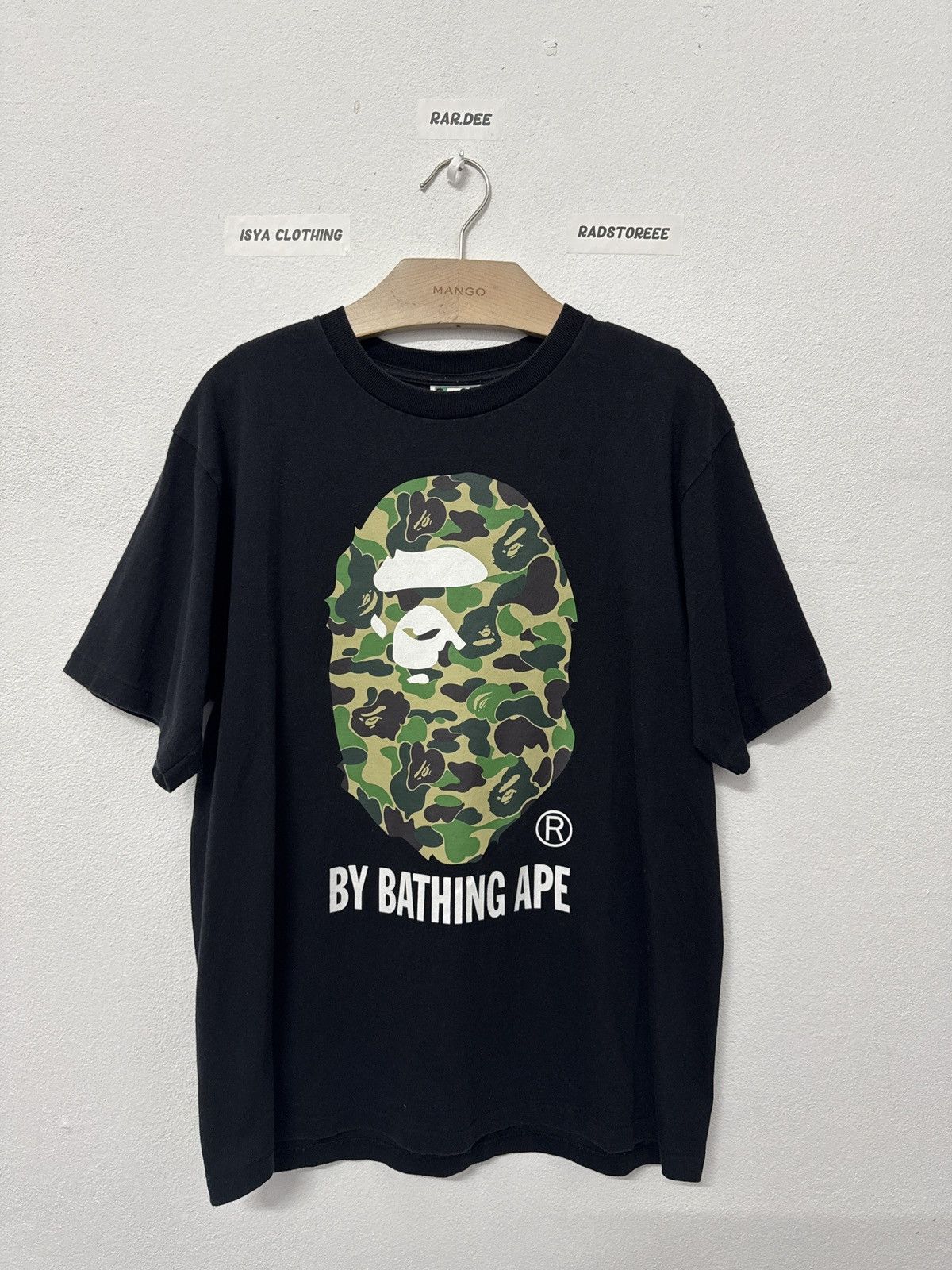 Bape A Bathing Ape Camo Green Tee Size US M / EU 48-50 / 2 - 2 Thumbnail