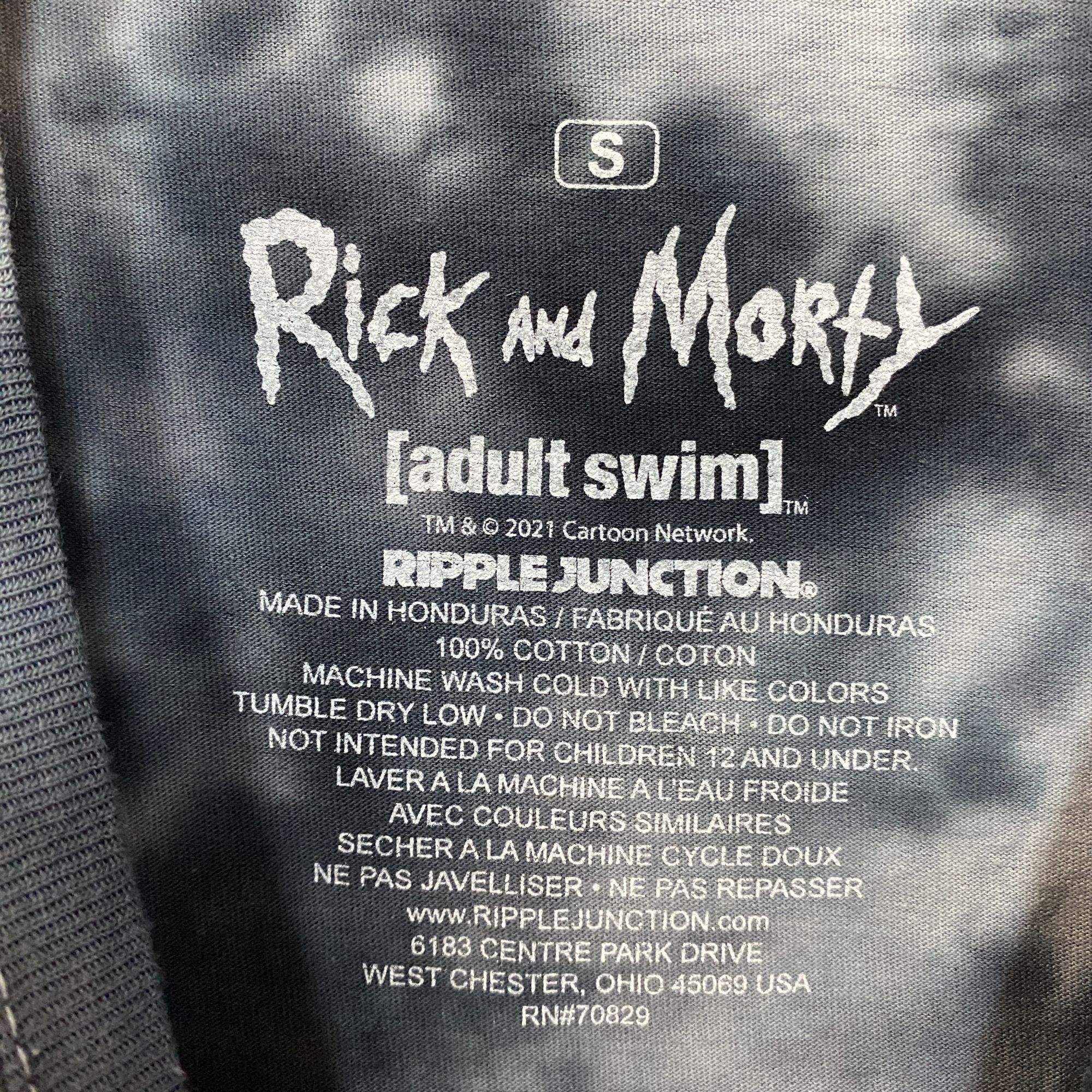 Ripple Junction Adult Swim Rick & Morty with Summer Tie Dye T-Shirt Size Sma Size US S / EU 44-46 / 1 - 4 Thumbnail