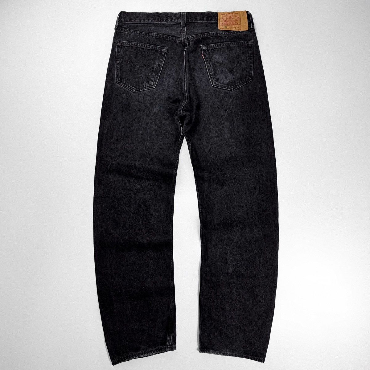 Levi's 90s Levi's 501 Faded Black Denim Jeans Made in USA Size US 34 / EU 50 - 1 Thumbnail