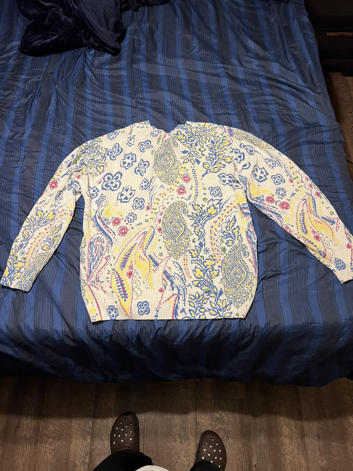 Supreme Supreme Printed Paisley Sweater | Grailed