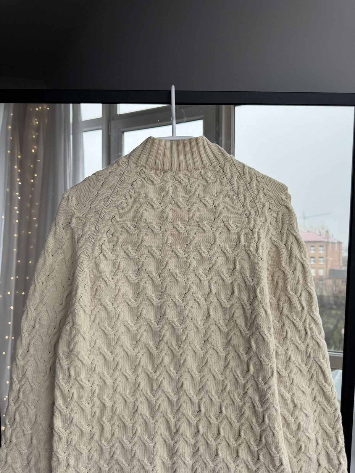 Other Tiki Tirawa Paris Cream Cable Knit Sweater High Neck Sz S Size S / US 4 / IT 40 - 11 Thumbnail