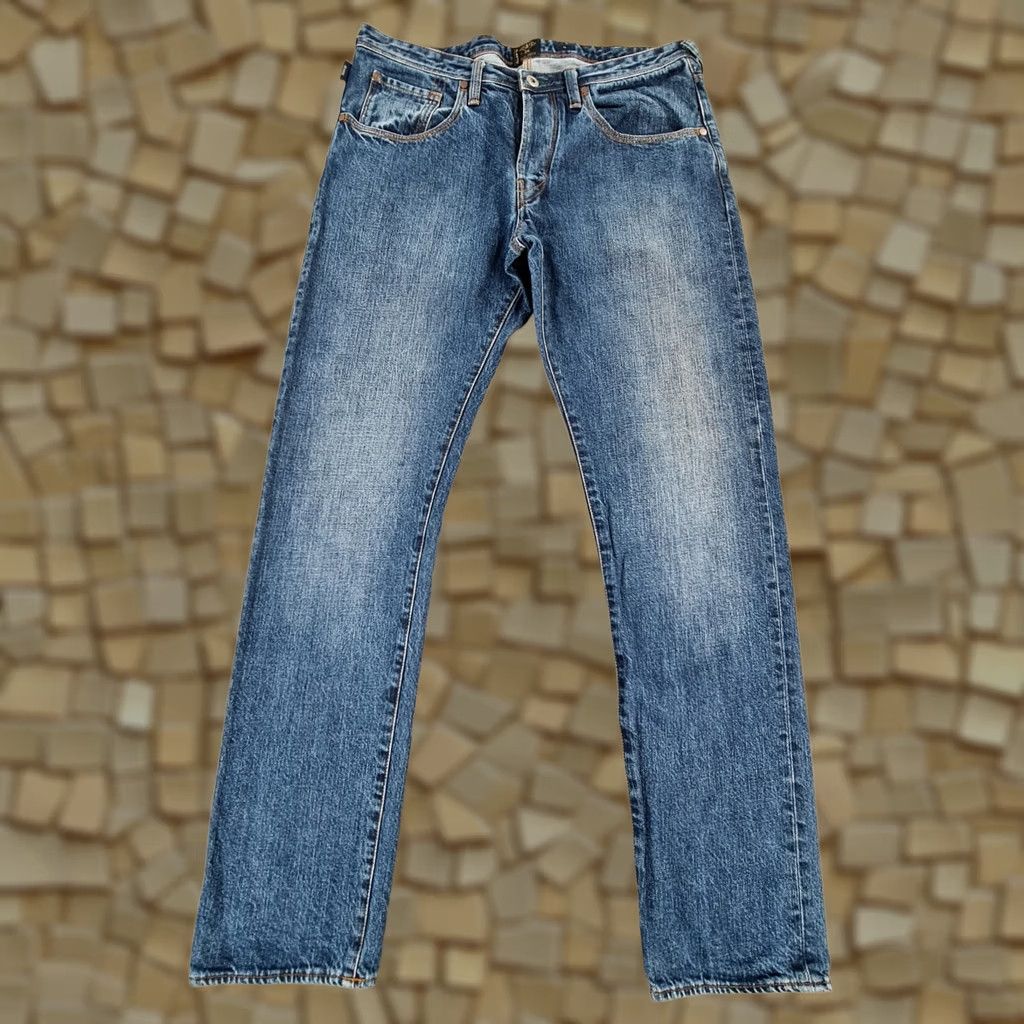 Paul Smith Paul Smith Jeans Blue Slim Straight Leg Denim Button Fly W32 L31 Men's Vintage No Pattern 5-Pocket Size US 32 / EU 48 - 1 Thumbnail