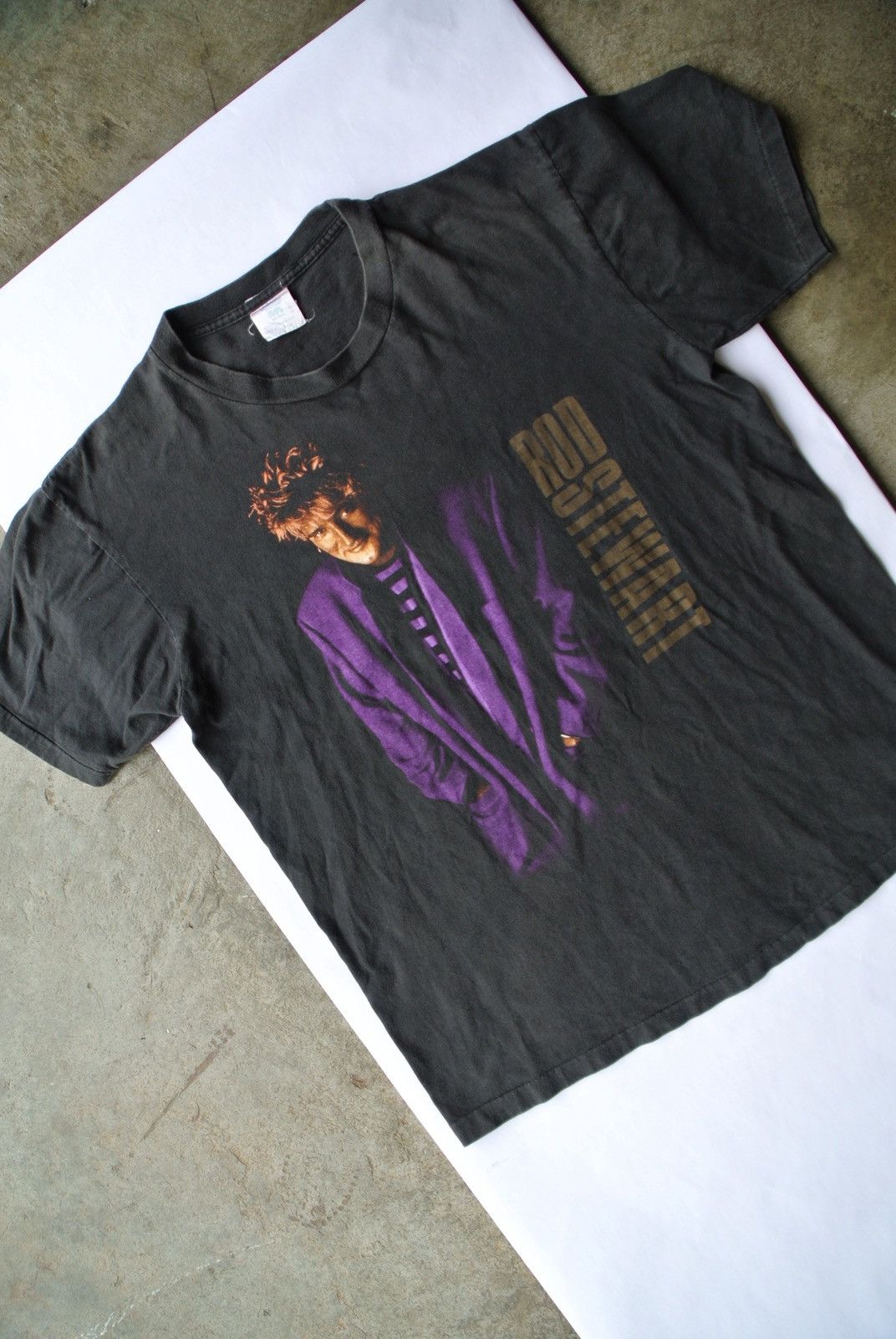 Other Vintage 80s Rod Stewart Band Tee Size US L / EU 52-54 / 3 - 1 Thumbnail