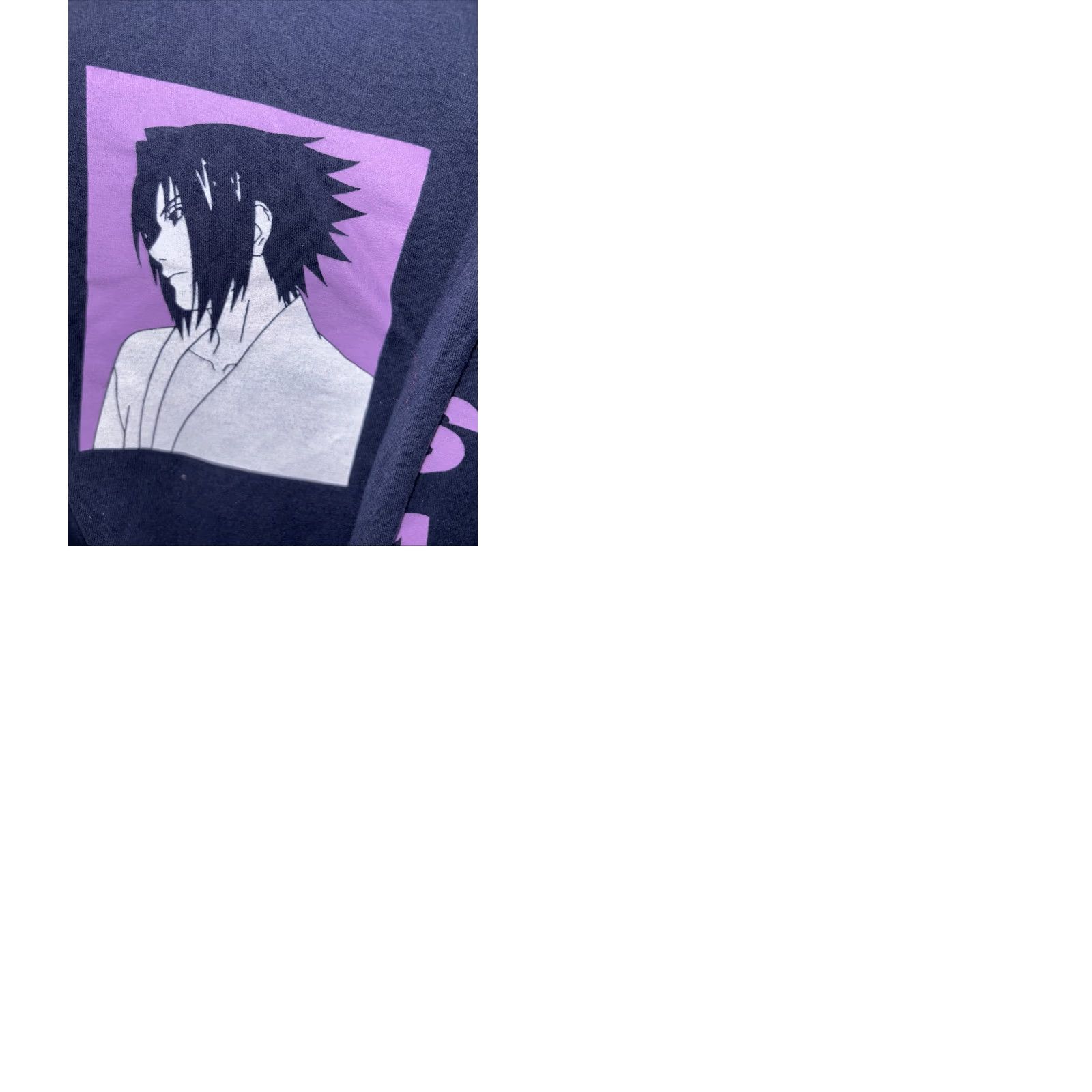 Vintage Naruto Shippuden Uchiha Sasuke Long Sleeve T Shirt Blue M Mens Cotton Shirt Graphic Print 90s Anime Retro Ripple Junction Size US M / EU 48-50 / 2 - 9 Thumbnail