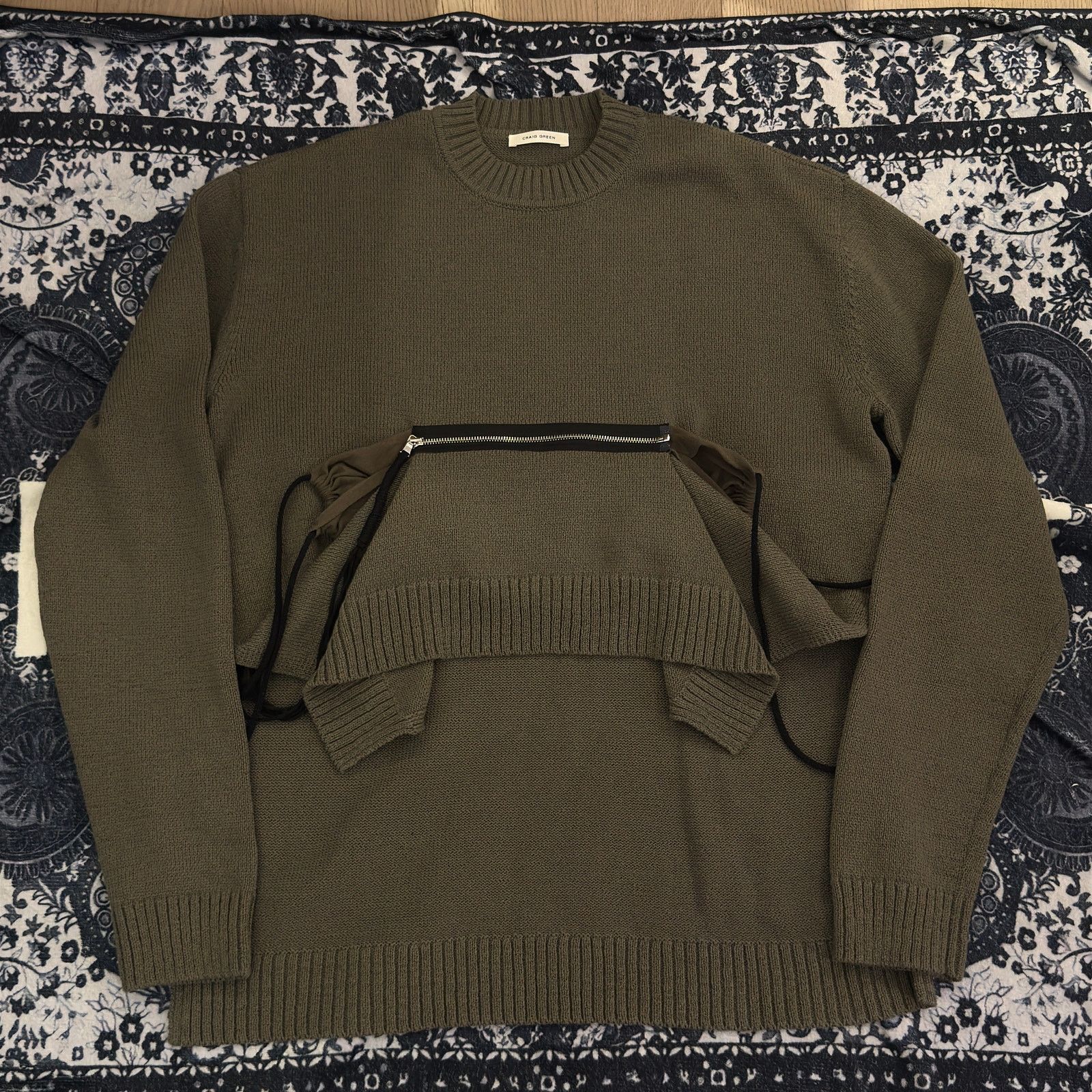 Craig Green Craig Green zip-pocket asymmetric jumper Size US M / EU 48-50 / 2 - 1 Thumbnail