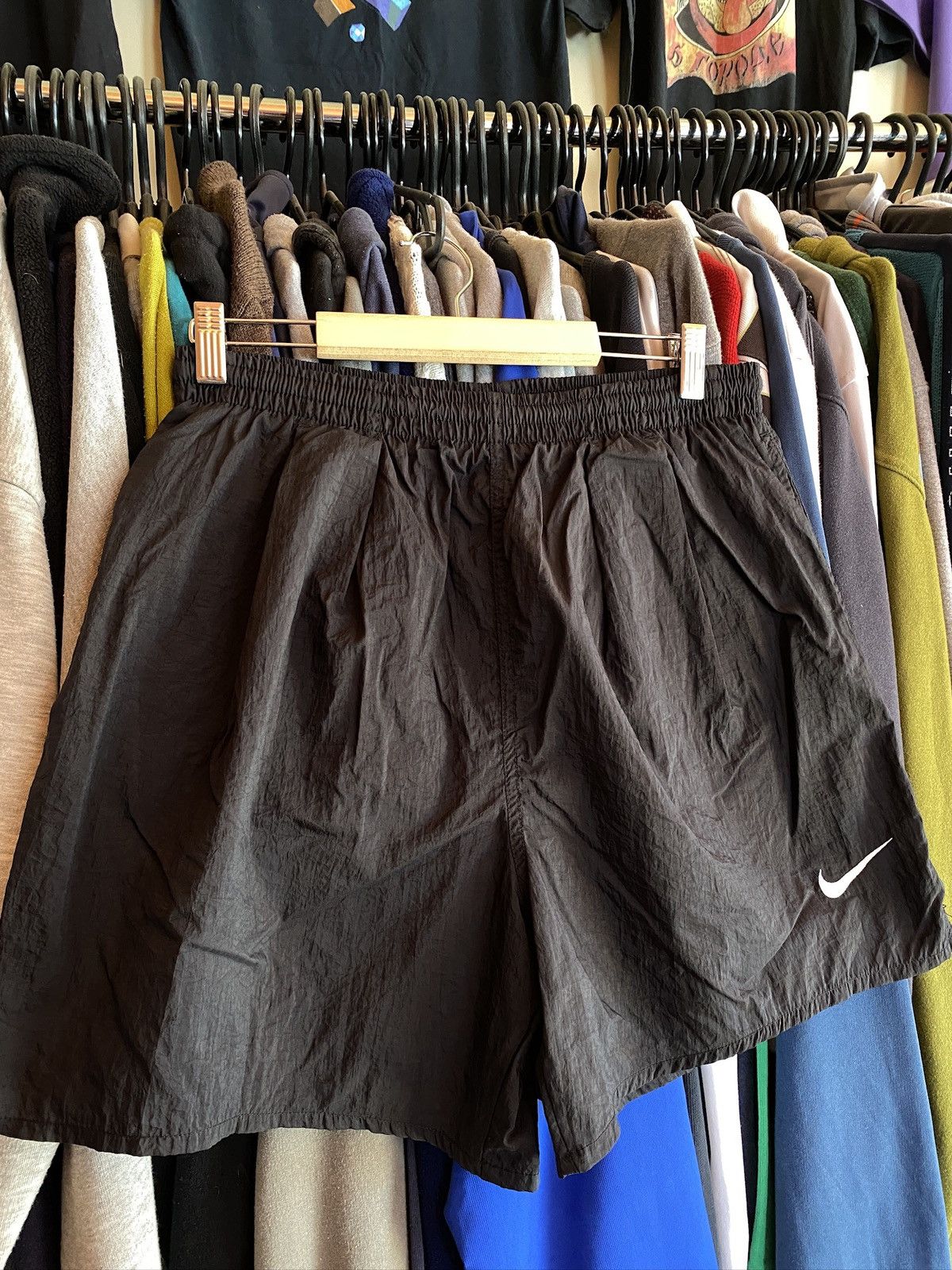Nike VINTAGE NIKE BIG LOGO RETRO SHORTS 90s Size US 32 / EU 48 - 2 Thumbnail