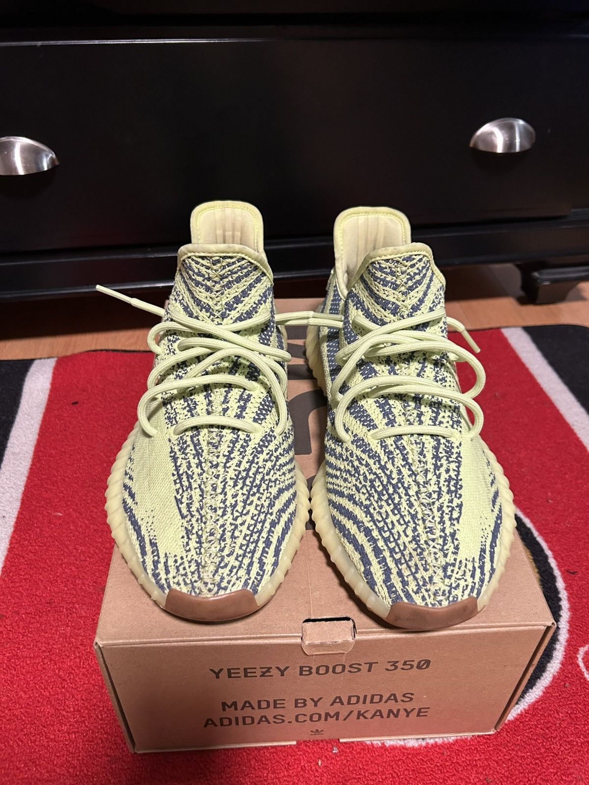 Yeezy adidas Yeezy Boost 350 V2 Semi Frozen Yellow Size US 12 / EU 45 - 1 Thumbnail