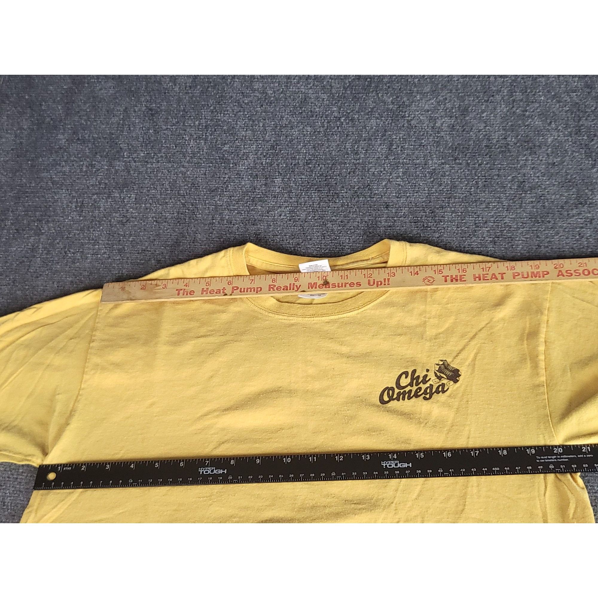 Gildan Chi Omega Tshirt Men Sz L Gildan Ultra Cotton Tacky Prom Dou Size L / US 10 / IT 46 - 6 Thumbnail