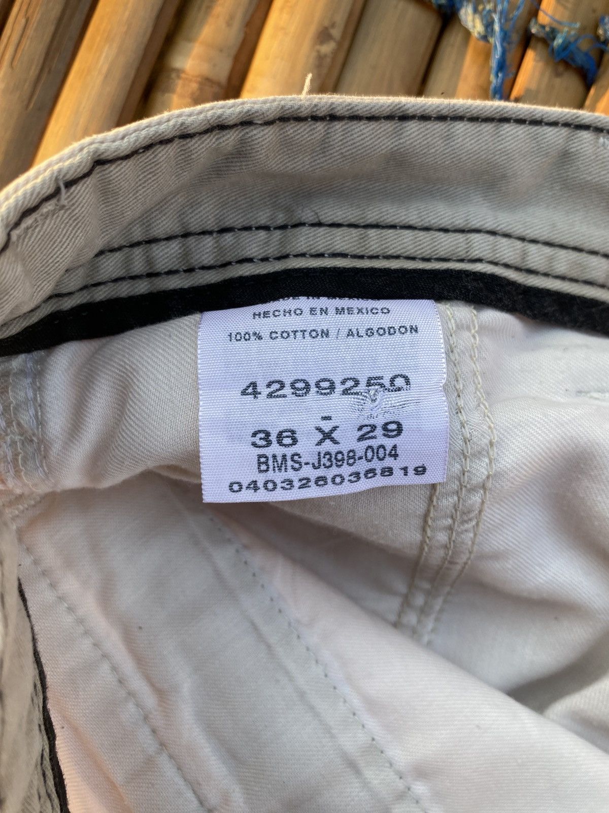Lee : Lee Weekend Flat Front Chino Pants Mens Beige Casual Size US 36 / EU 52 - 4 Thumbnail