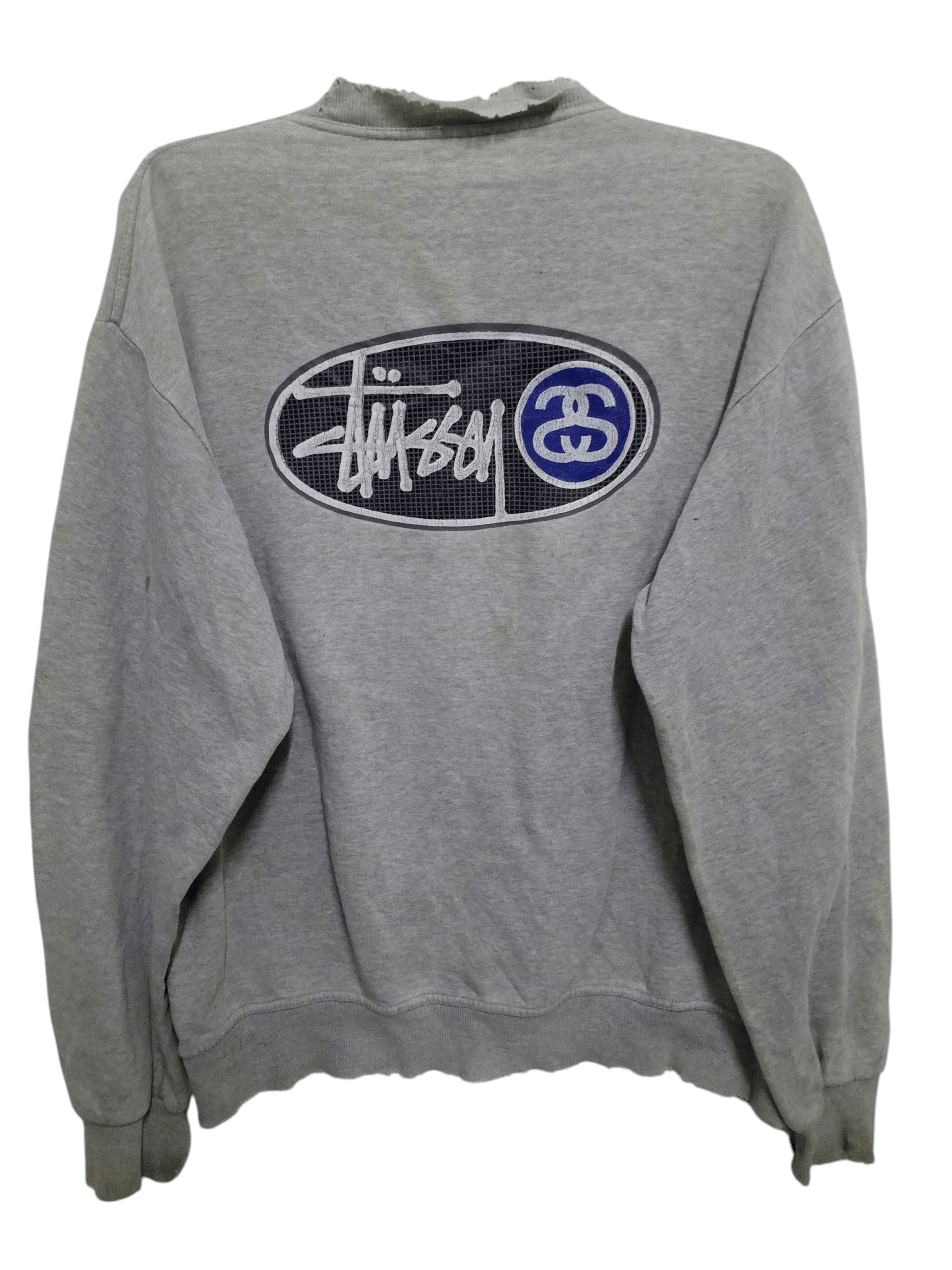 Stussy true vintage only stussy 90s sweatshirt damaged Size US XL / EU 56 / 4 - 1 Thumbnail
