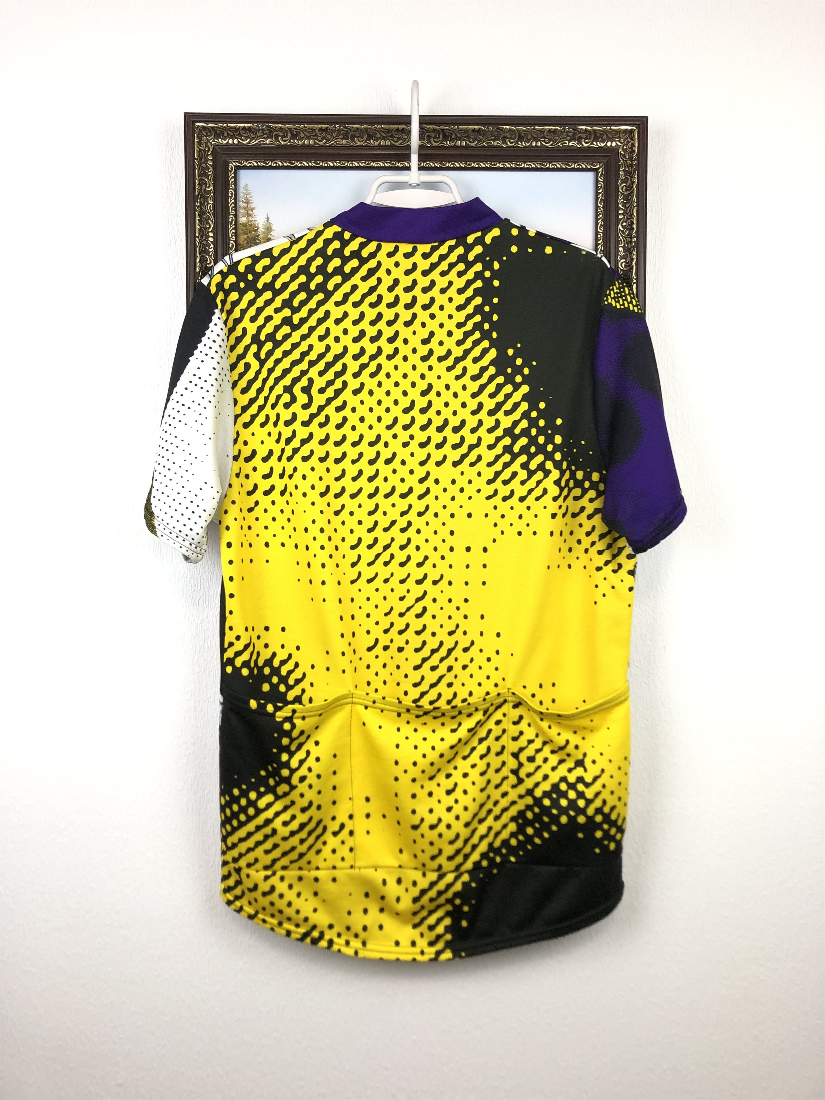 Vintage Vintage 90's Cycling Jersey Over Print Asics Rare Shirt Size US XL / EU 56 / 4 - 15 Thumbnail