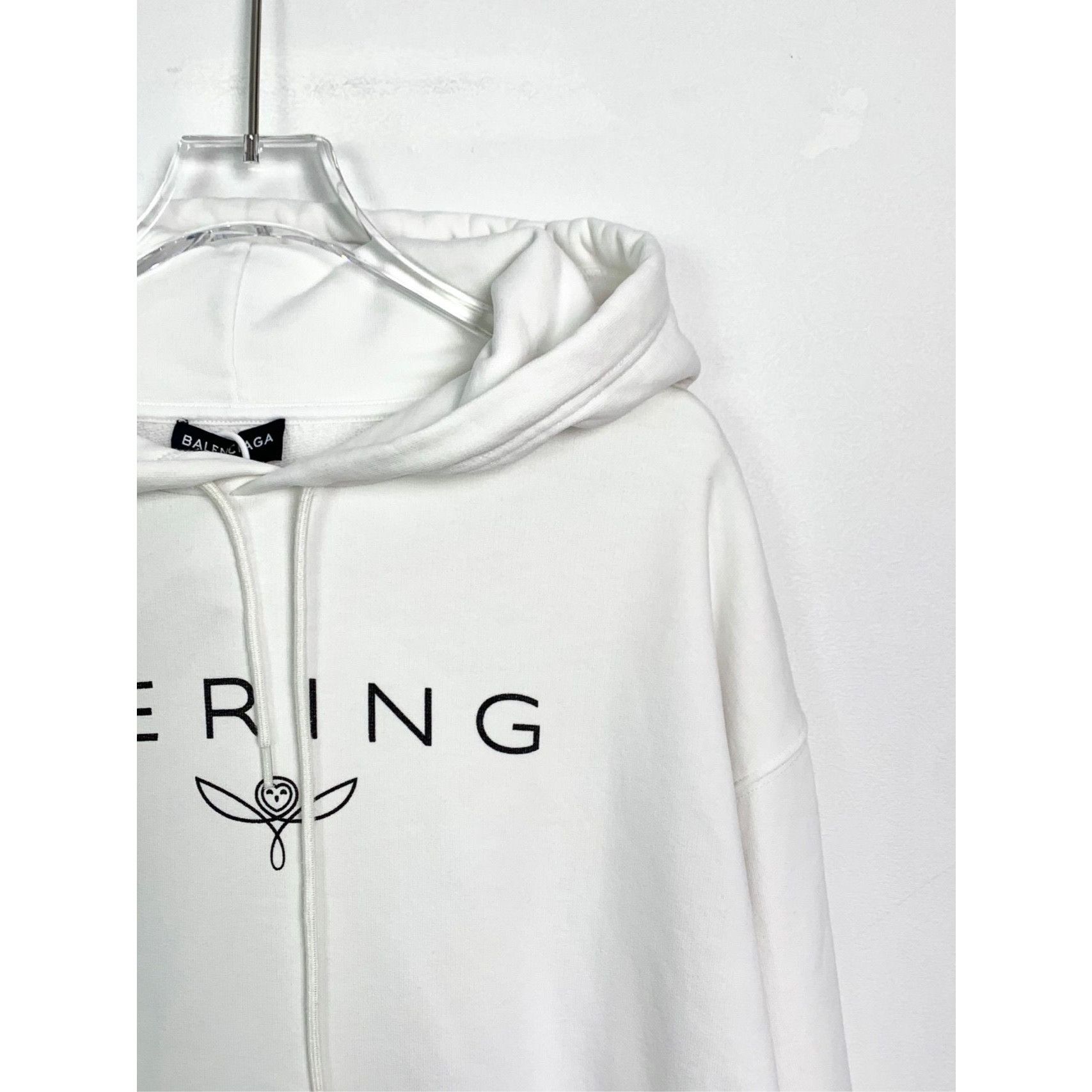 Balenciaga Balenciaga White Kering Hoodie Medium Size Unisex Cotton Ble Size M / US 6-8 / IT 42-44 - 5 Thumbnail