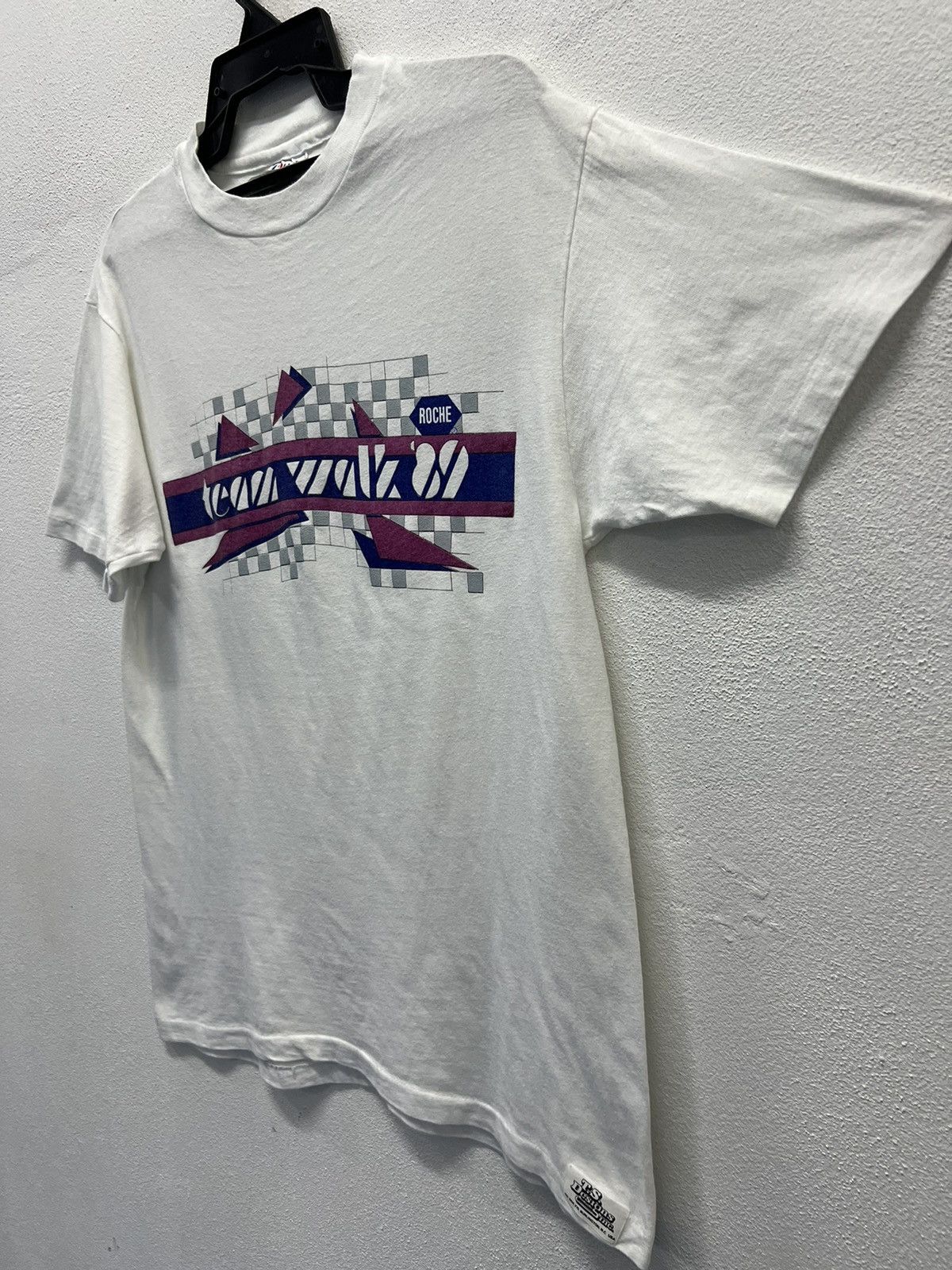 Hanes × Vintage VINTAGE HANES TEAM WALK 89 MADE IN USA SHIRT Size US L / EU 52-54 / 3 - 5 Thumbnail