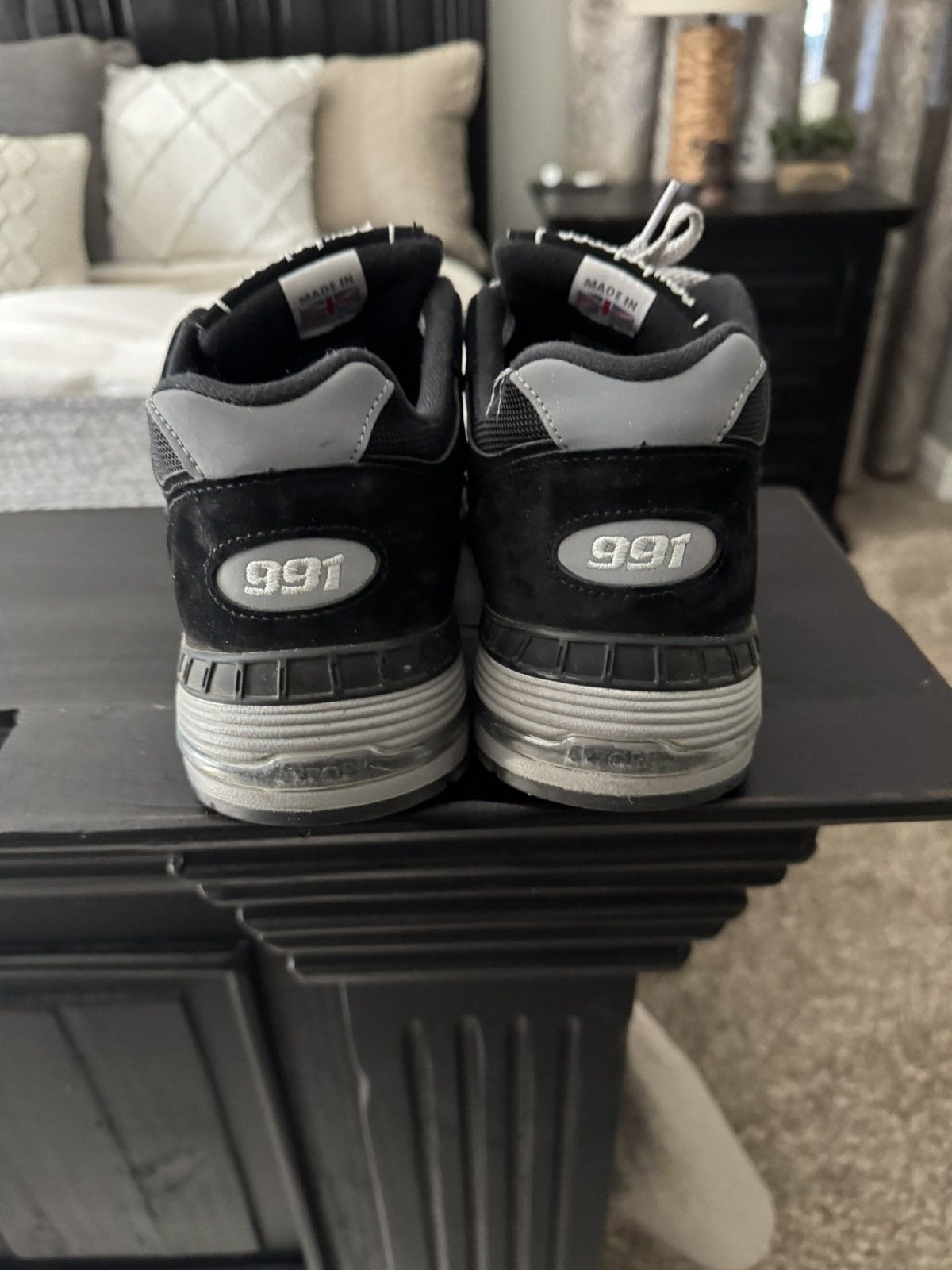 New Balance MADE in UK 991v1 Shoes black and silver Size US 11 / EU 44 - 3 Thumbnail