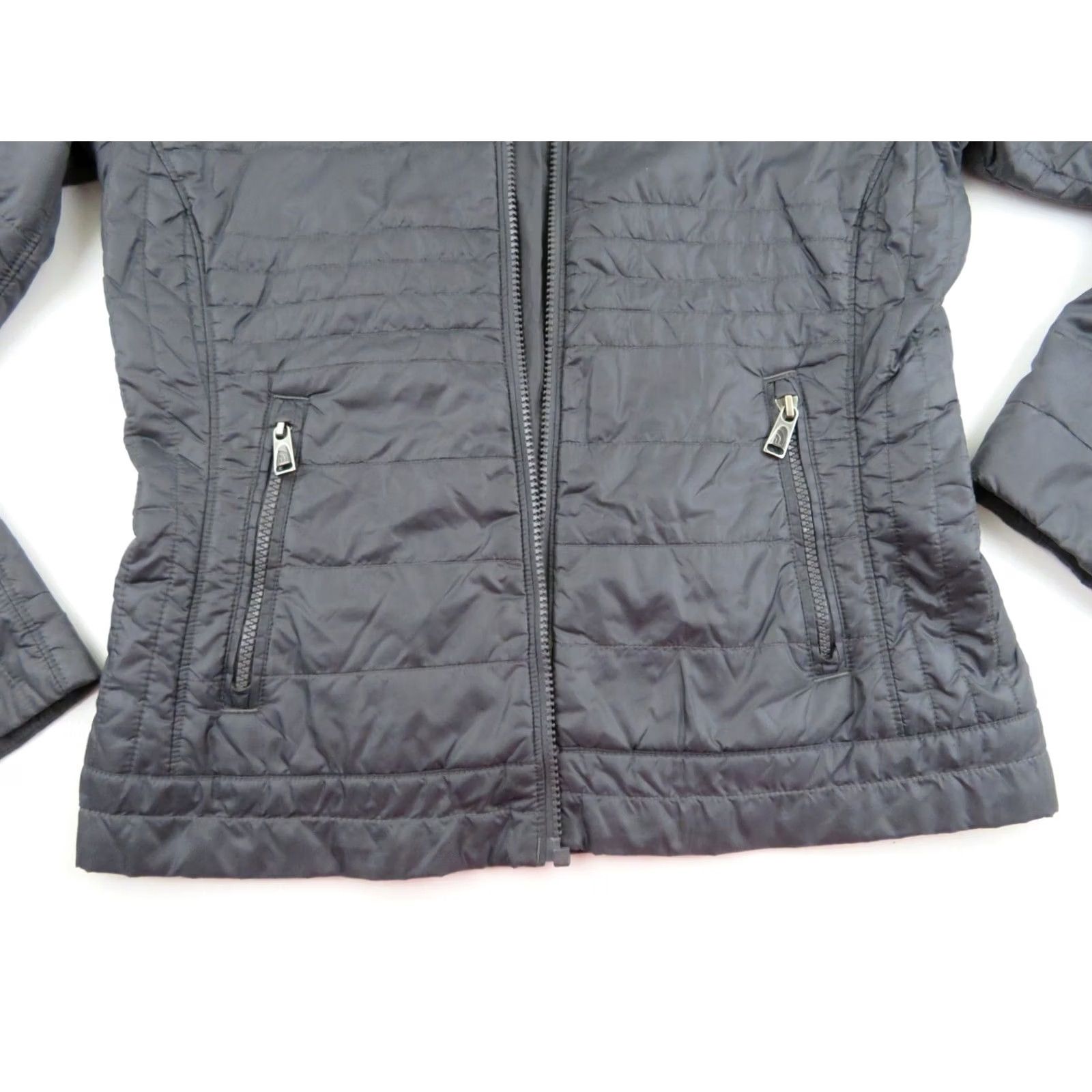 The North Face The North Face Quilted Gray Nano Puff Insulated Jacket Womens Small Thermoball Size S / US 4 / IT 40 - 5 Thumbnail