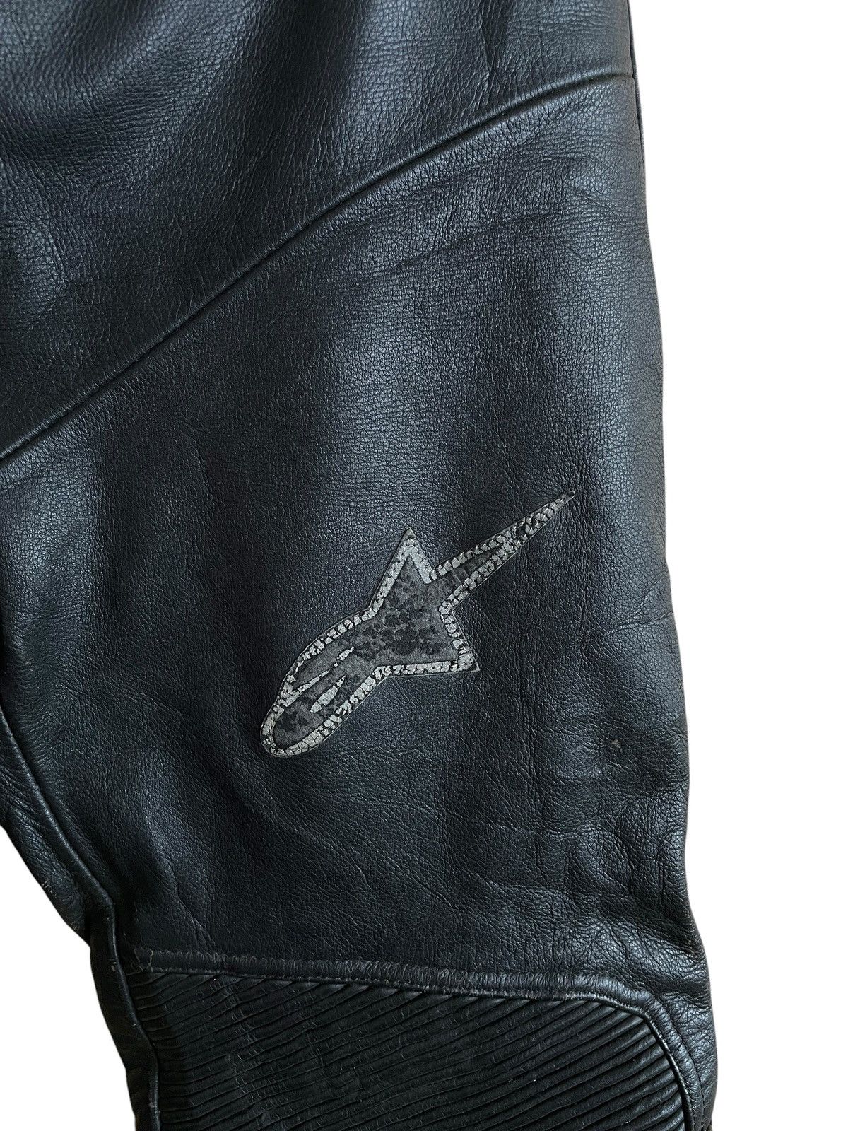 Alpinestars Vintage Racing Alpinestars Leather Motorcycle Pants 1990s Size US 28 / EU 44 - 9 Thumbnail
