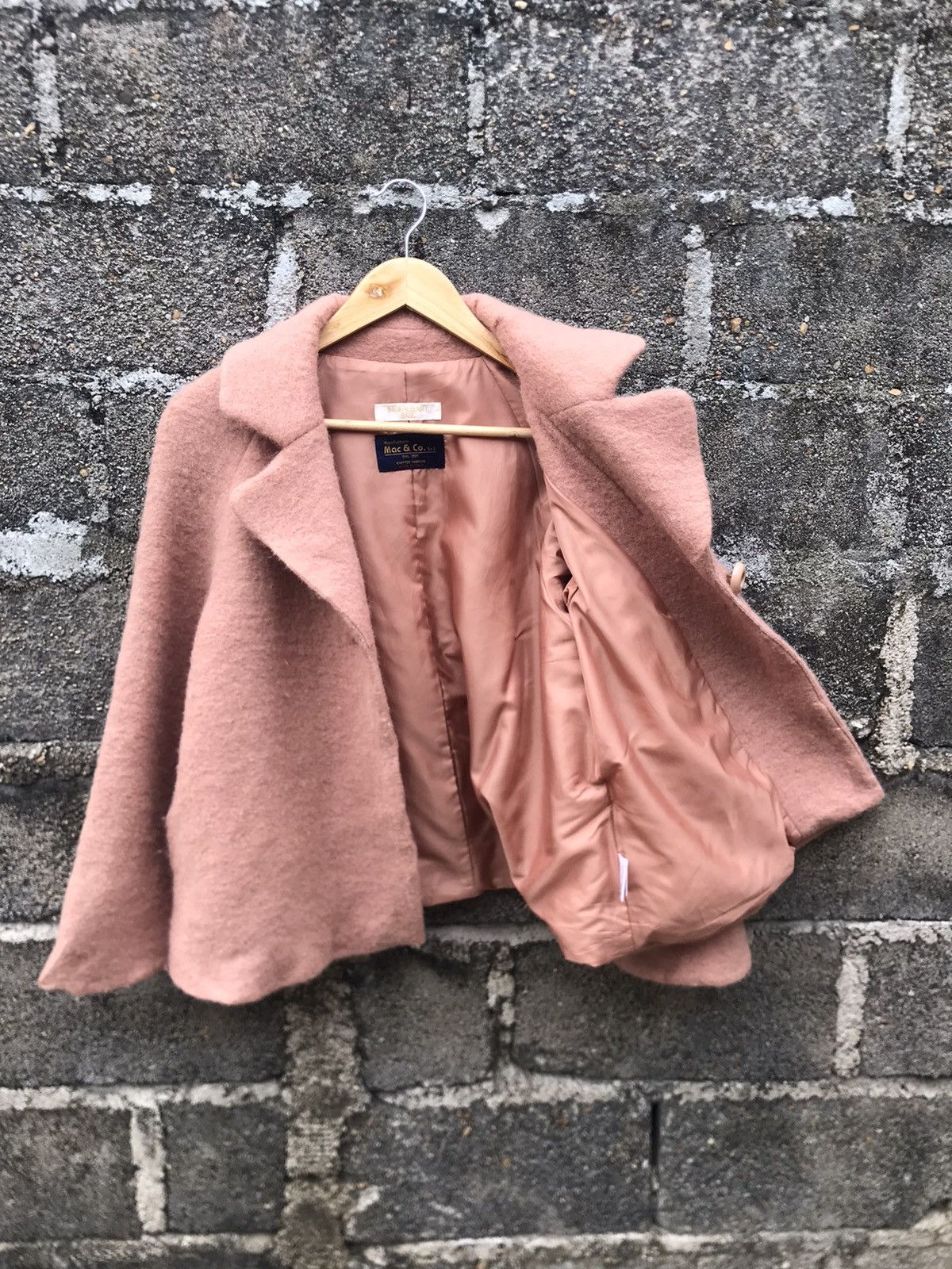 MAX&Co. 🔥 Mac & Co Max Mara Cropped Wool Coat Jacket Size M / US 6-8 / IT 42-44 - 8 Thumbnail