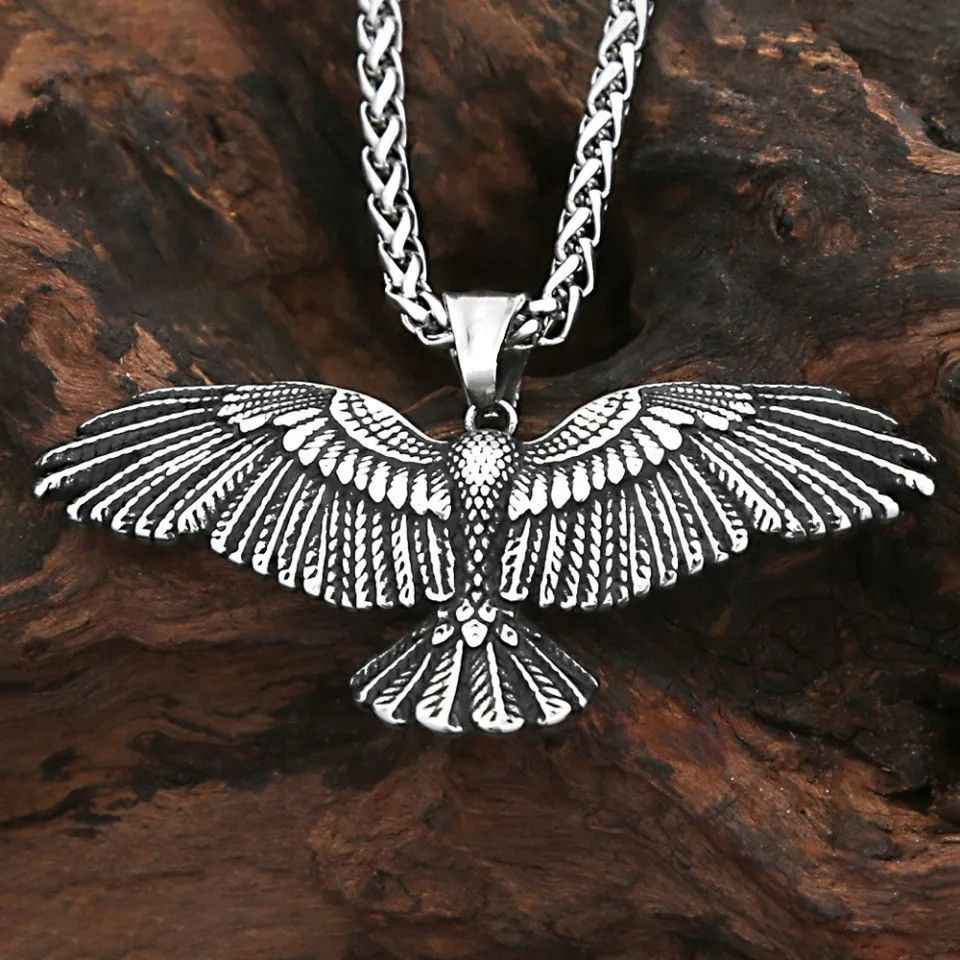 Vintage Eagle Pendant Necklace Size ONE SIZE - 4 Thumbnail