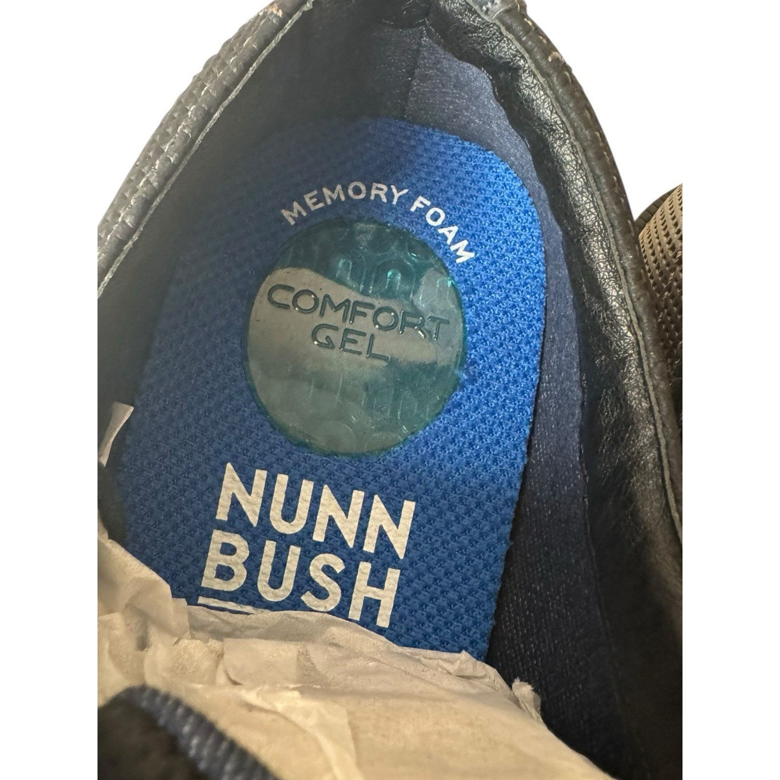 Nunn Bush Nunn Bush NEW Circuit Black Plain Toe Oxford Leather Shoes Size US 7 / EU 40 - 6 Thumbnail