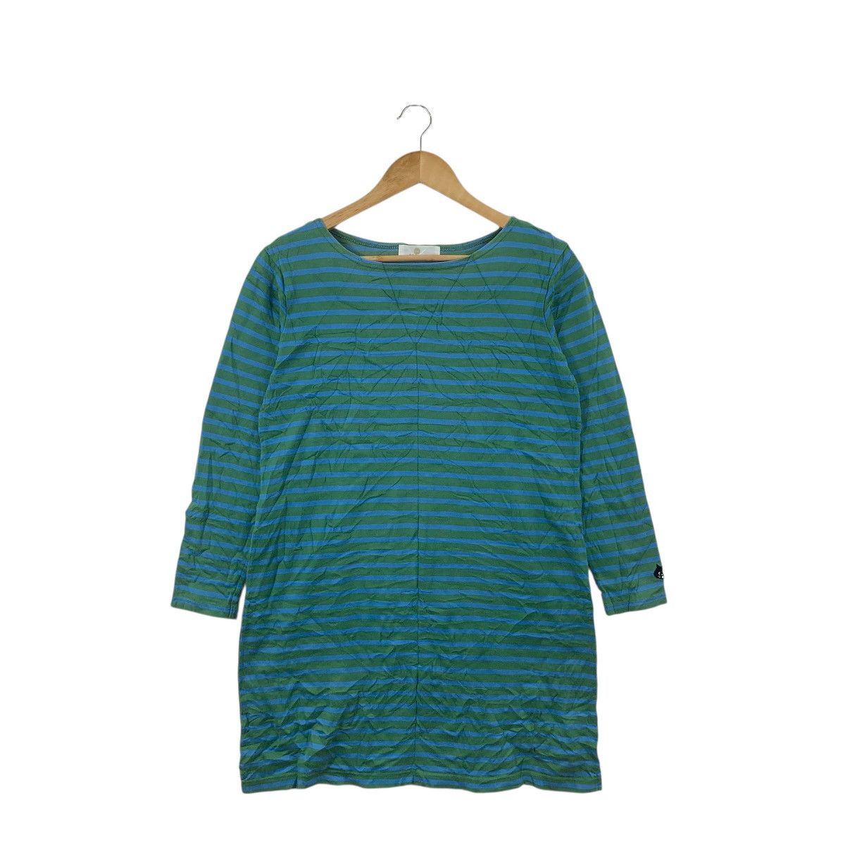 Ne-Net NE-NET TSUMORI CHISATO Cat Striped Blouse Tee Shirt Top Size S / US 4 / IT 40 - 1 Thumbnail