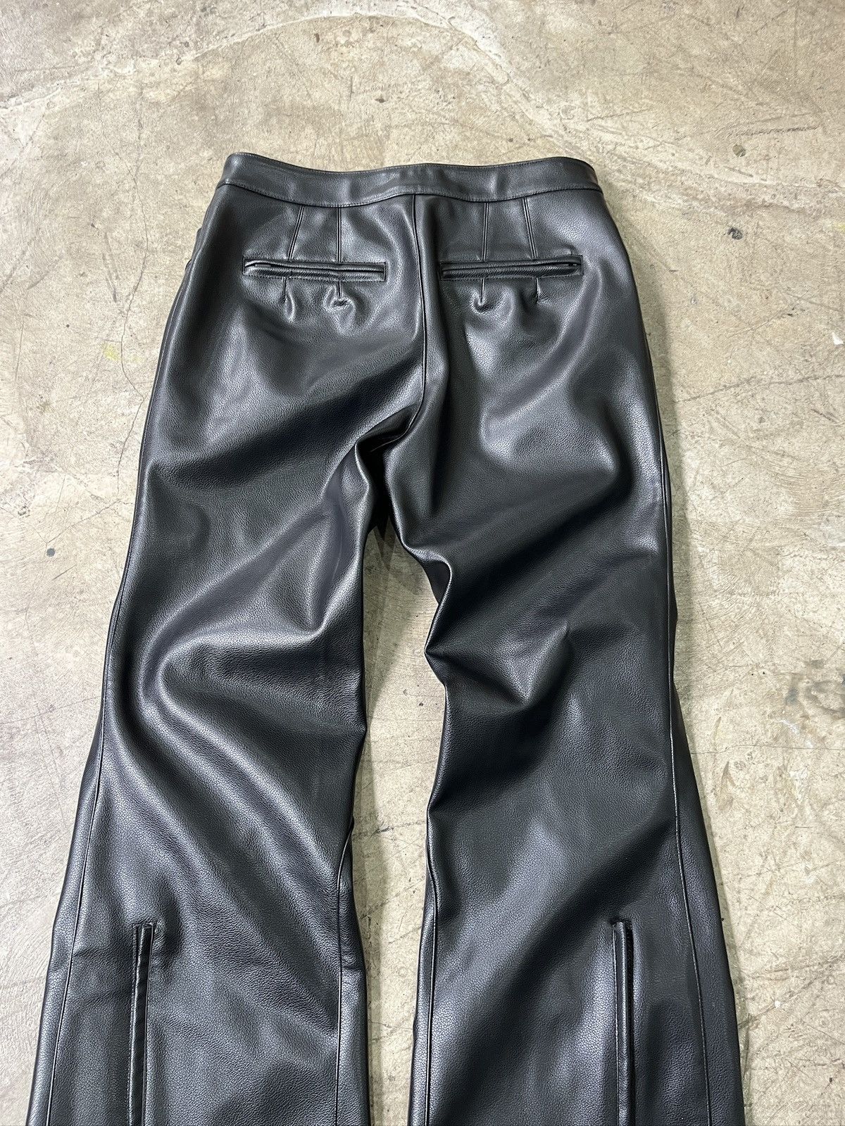 Other KHY Faux Leather Wide Leg Pants (unisex) Size US 31 - 12 Thumbnail