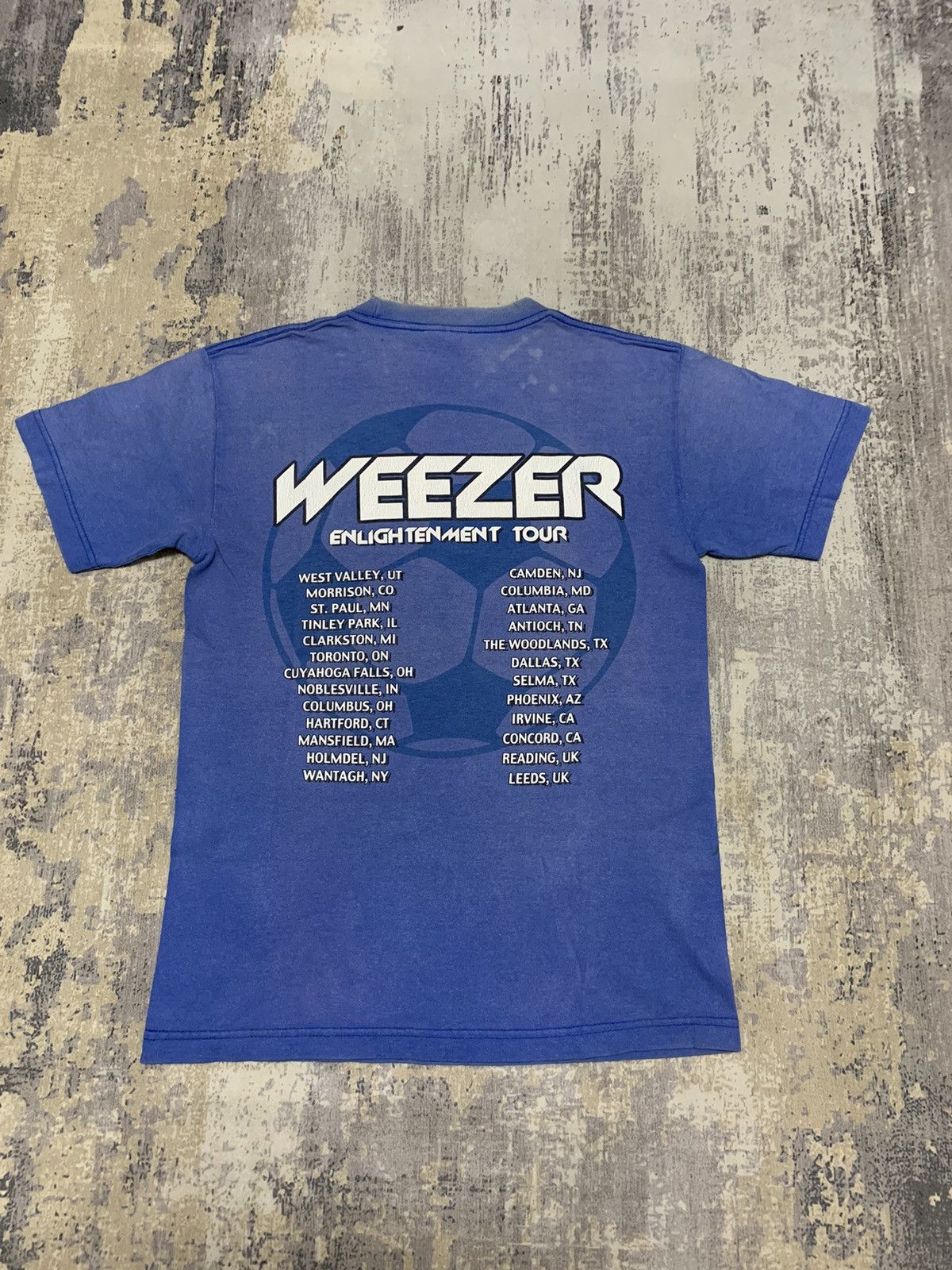 Band Tees Vintage Sun Faded Weezer Enlightenment Tour Shirt Size US S / EU 44-46 / 1 - 4 Thumbnail