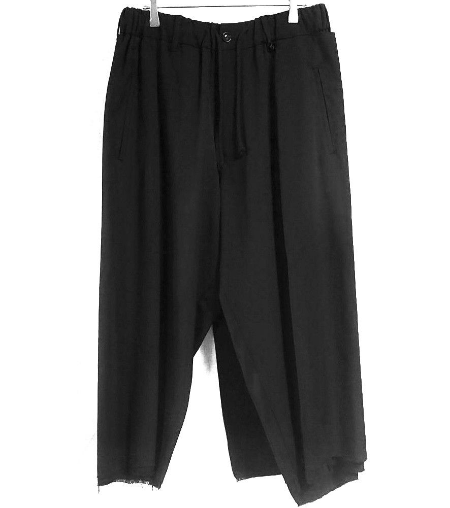 image of Yohji Yamamoto Aw15 Layered Pants in Black, Men's (Size 32)
