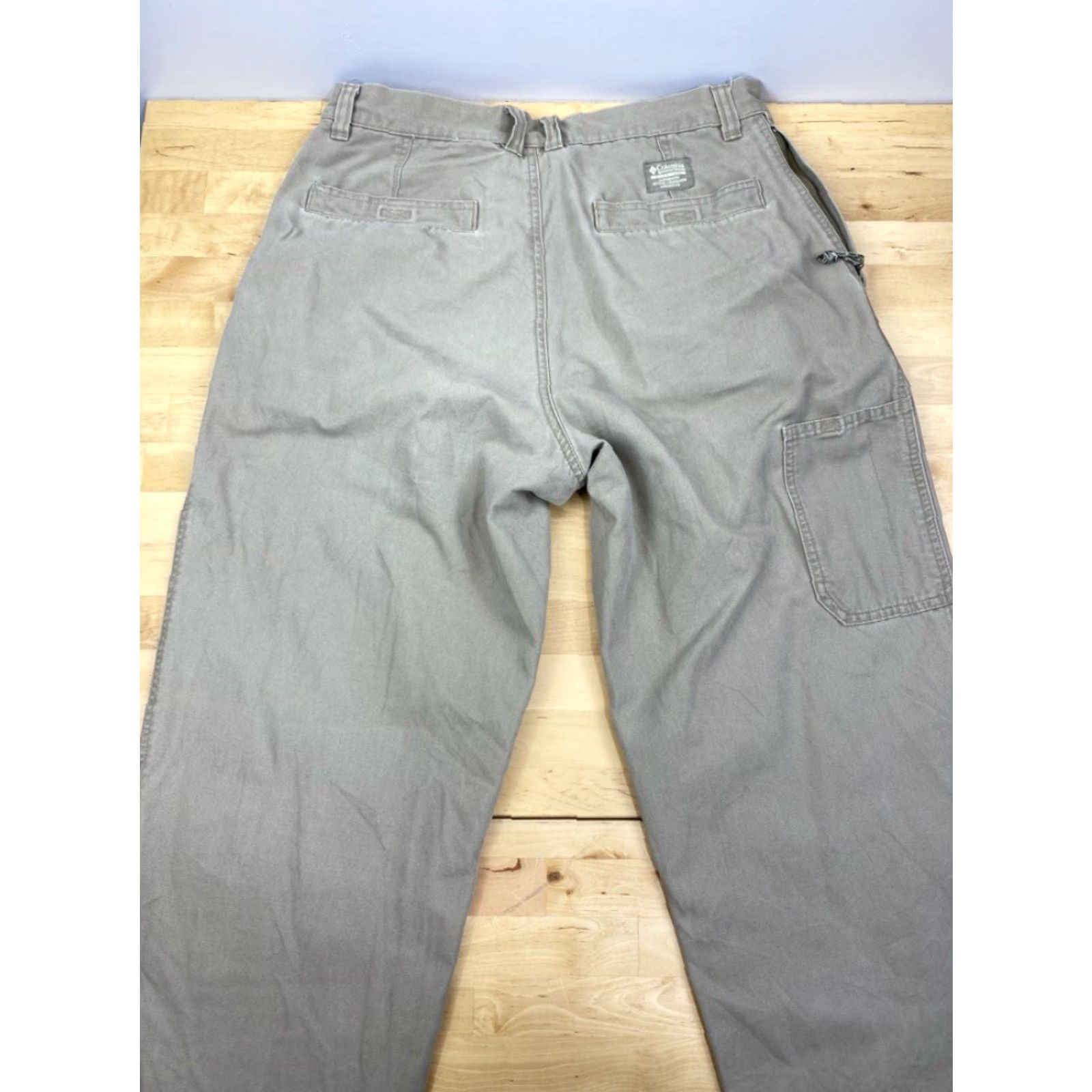 Vintage Columbia Hiking Pants Men 34 Beige Regular Inseam 31 Outdoor Outdoor 90s? (No, must only original words) Size US 34 / EU 50 - 3 Thumbnail