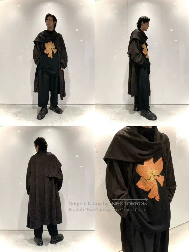 Yohji Yamamoto Yohji Yamamoto Dyed Scarf Coat. Size US M / EU 48-50 / 2 - 7 Thumbnail