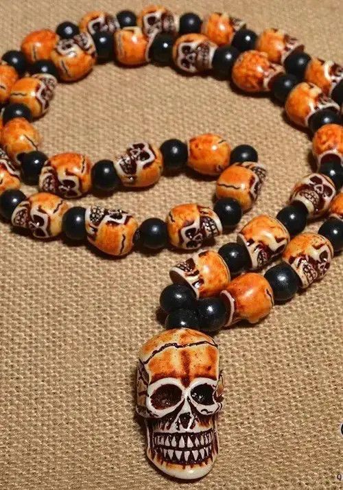 Japanese Brand Skull Beads Necklace Size ONE SIZE - 1 Thumbnail