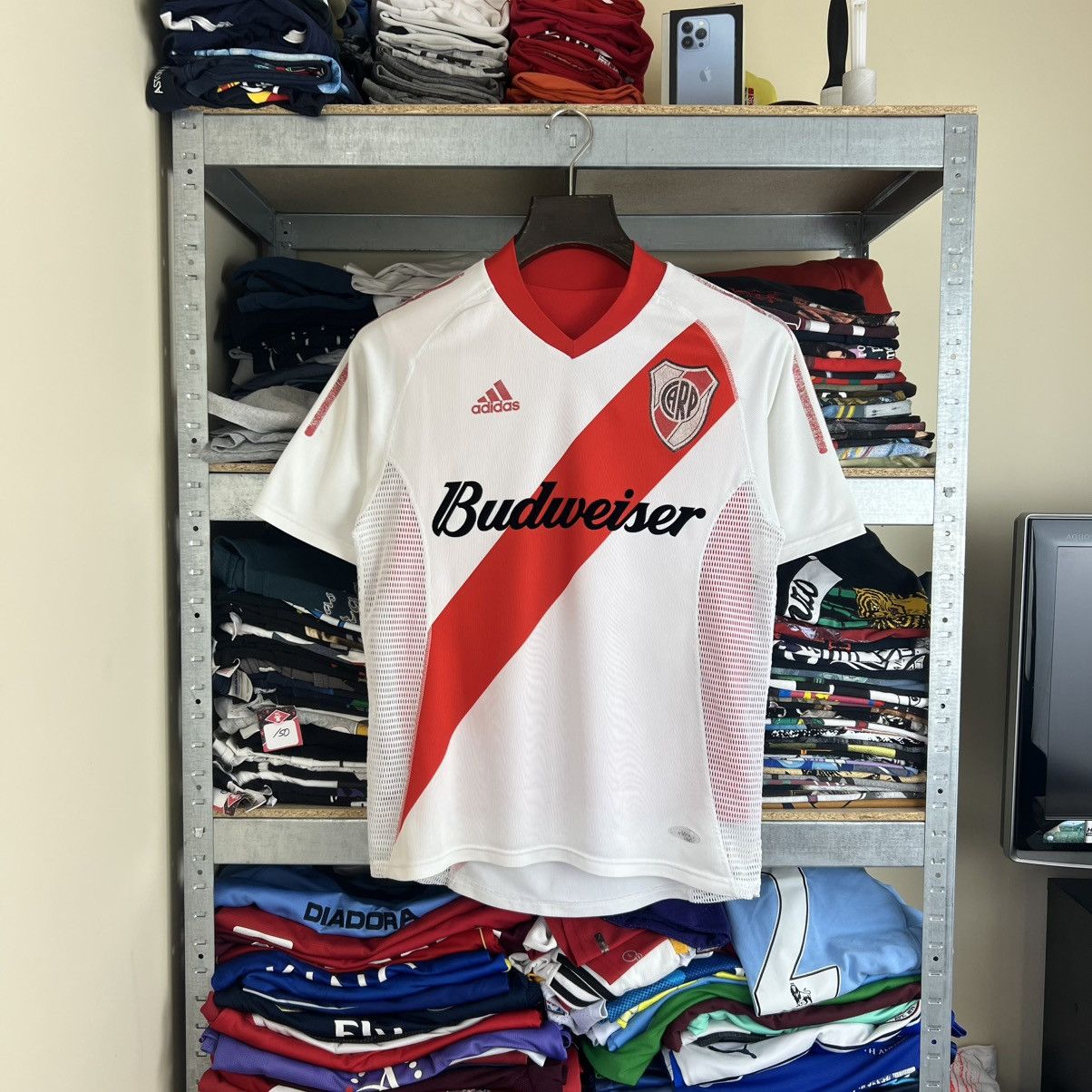 Adidas Rare! River Plate Vintage Adidas Double Layer Argentina 2003 Size US M / EU 48-50 / 2 - 1 Thumbnail