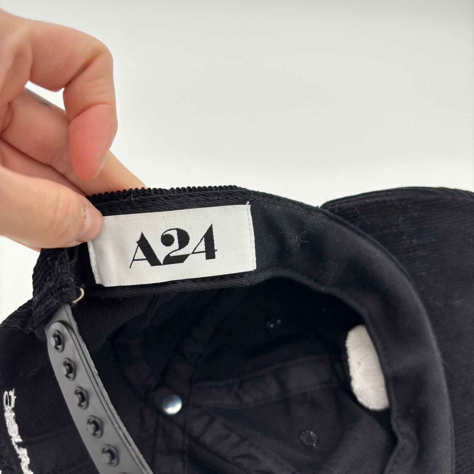 A24 Rare A24 Studios Music Corduroy Snapback Film Adjustable Size ONE SIZE - 8 Thumbnail