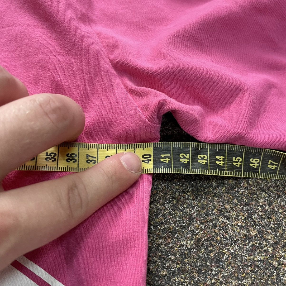 Vintage Vintage Y2K Pink Graphic Cropped Long Sleeve Tee Streetwear Size S / US 4 / IT 40 - 6 Thumbnail