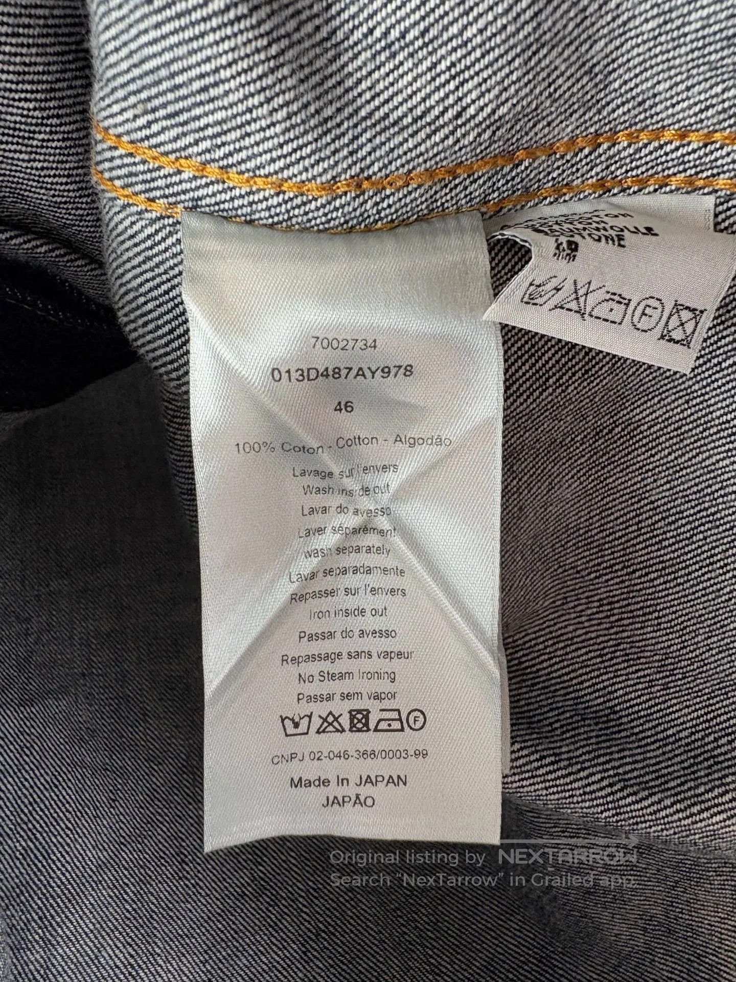 Dior Dior Saddle Pocket Denim Jacket. Size US S / EU 44-46 / 1 - 6 Thumbnail